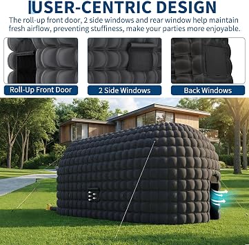 42x23.2x14.8 Ft Inflatable Nightclub, Inflatable Party Tent for Adults