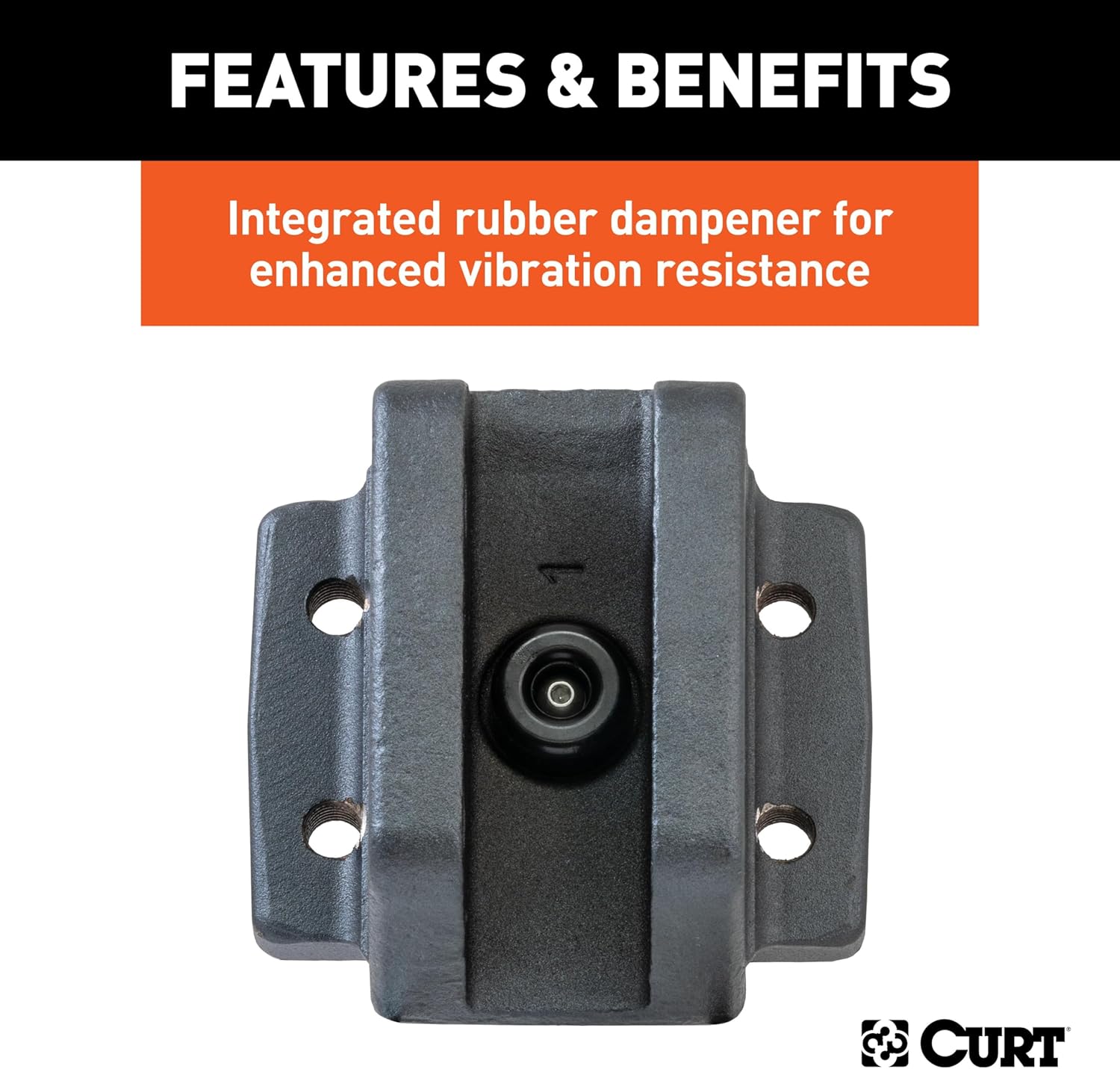 Rebellion XD Pintle Mount Hitch Mount Attachment CURT 45950