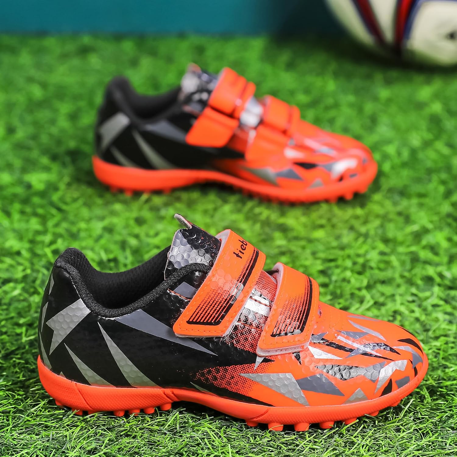 Kids Soccer Turf Cleats Indoor Soccer TF Shoes Toddler Little Boys Girls