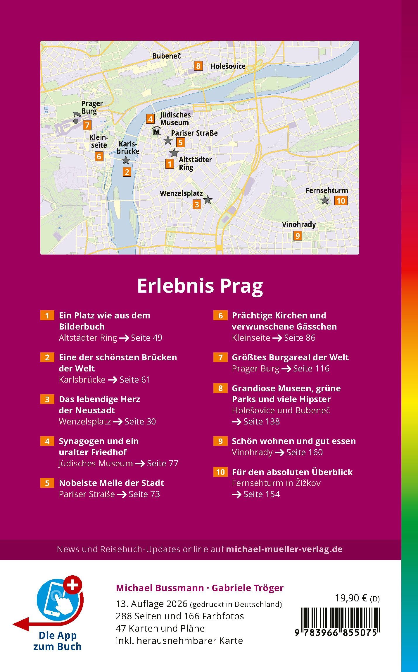 MICHAEL MÜLLER Reiseführer Prag MM-City: 100% authentisch, aktuell und vor Ort recherchiert. Inkl. Faltkarte & App.