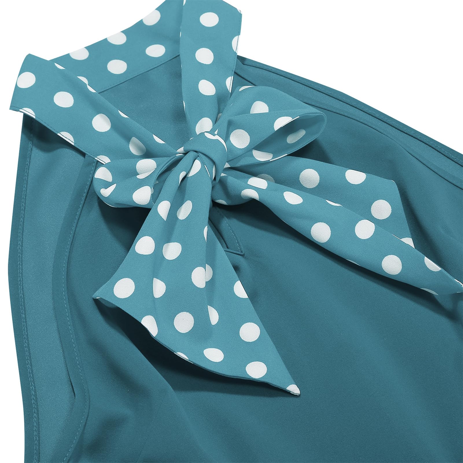 Robe vintage des années 1950 pour femme - Style rockabilly - Swing - Style Hepburn - Col rond - Style années 50 - Robe midi rétro - Robe midi - Pour cocktail, fête, soirée formelle, bal de