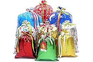 Diamerd Christmas Gift Bags Assortment: Medium and Large Size Options