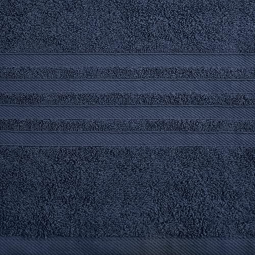 Miniatura 3 de White Classic Wealuxe Collection - Juego de 12 toallas de baño para baño, 4 toallas de mano, 6 toallas pequeñas, 100% algodón suave y afelpado,