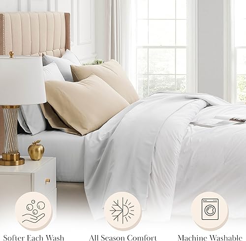 Miniatura 84 de Southshore Fine Living, Inc. Juego de 2 fundas de almohada de tamaño estándar, se adapta a almohadas de tamaño matrimonial, individual, queen, 10