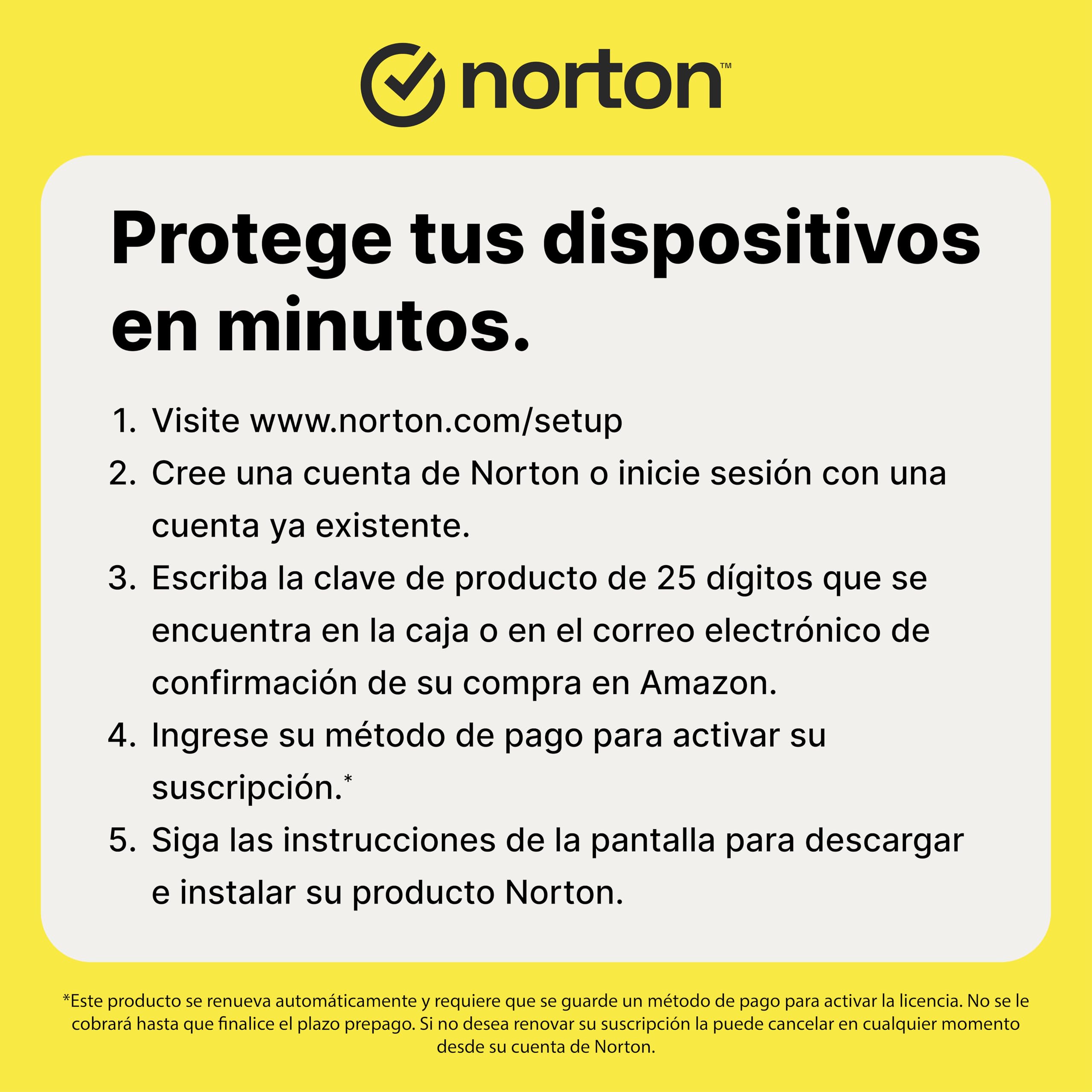 Norton 360 Advanced 2026 │ 10 Dispositivos │ 12 meses renovación automática │ Social Media, Dark Web Monitoring y VPN │ Código por email