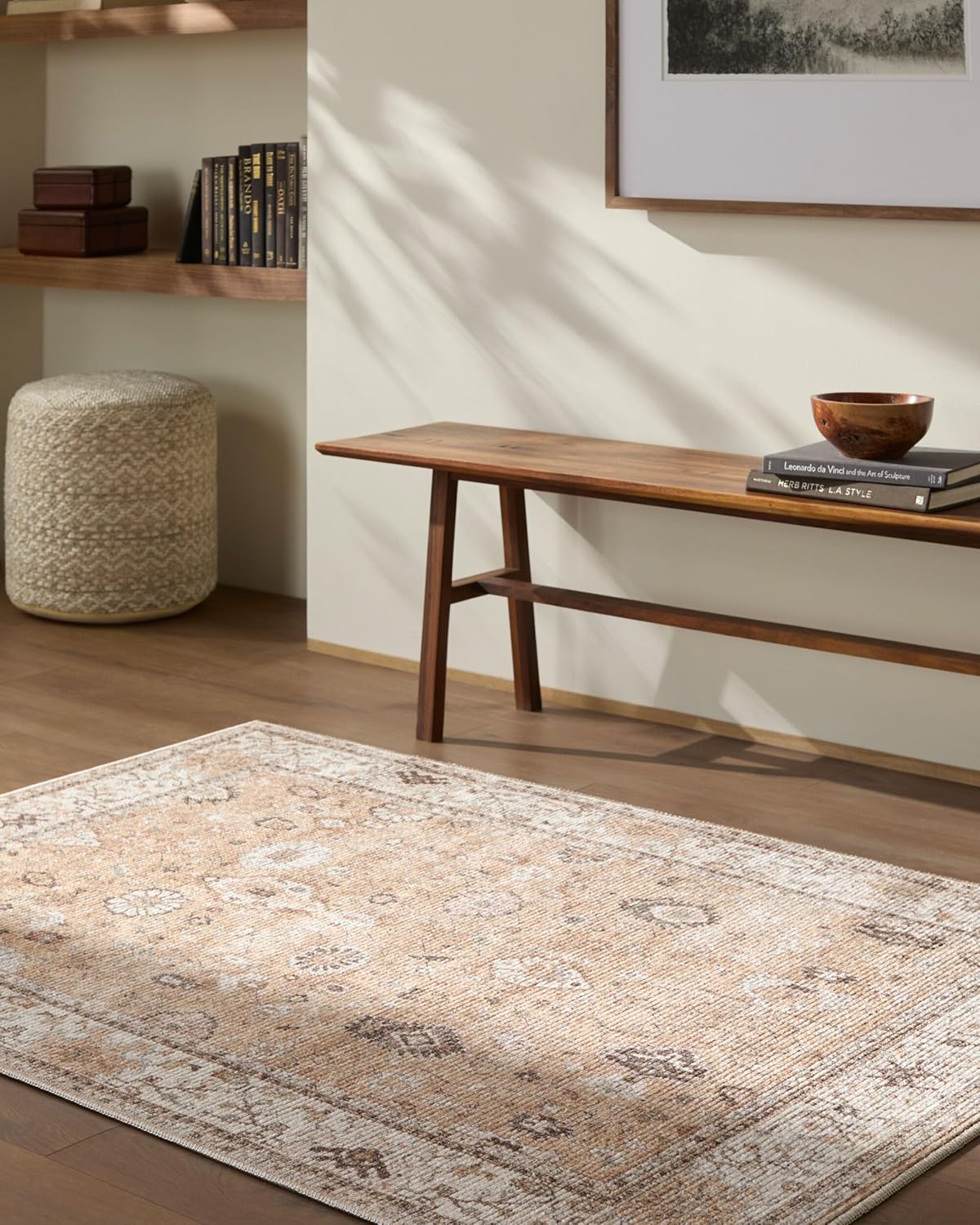 Livabliss x Becki Owens Davina Traditional Area Rug, 2'7" x 7'3", Rust