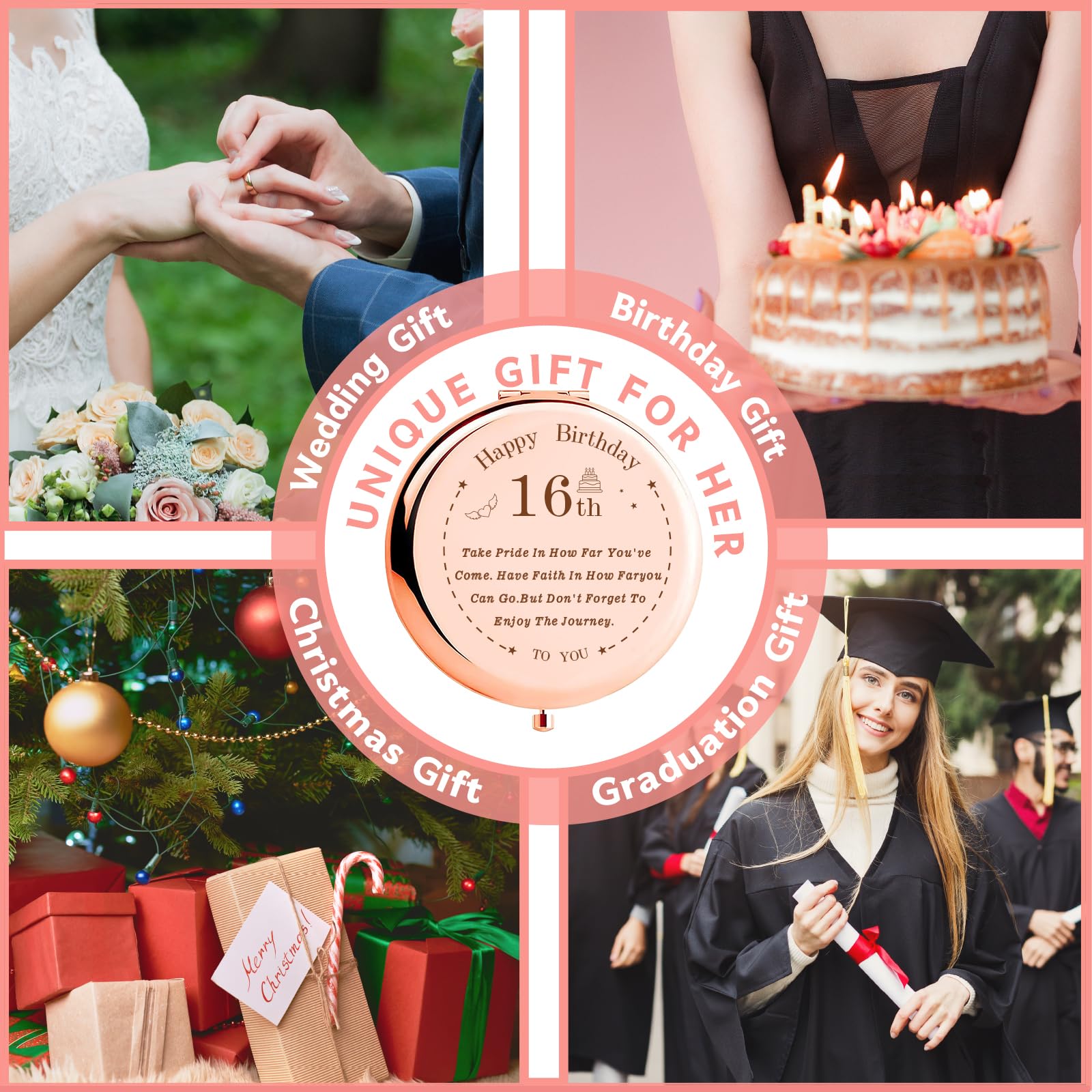 Cadeau D'anniversaire Pour Fille – Miroir De Maquillage