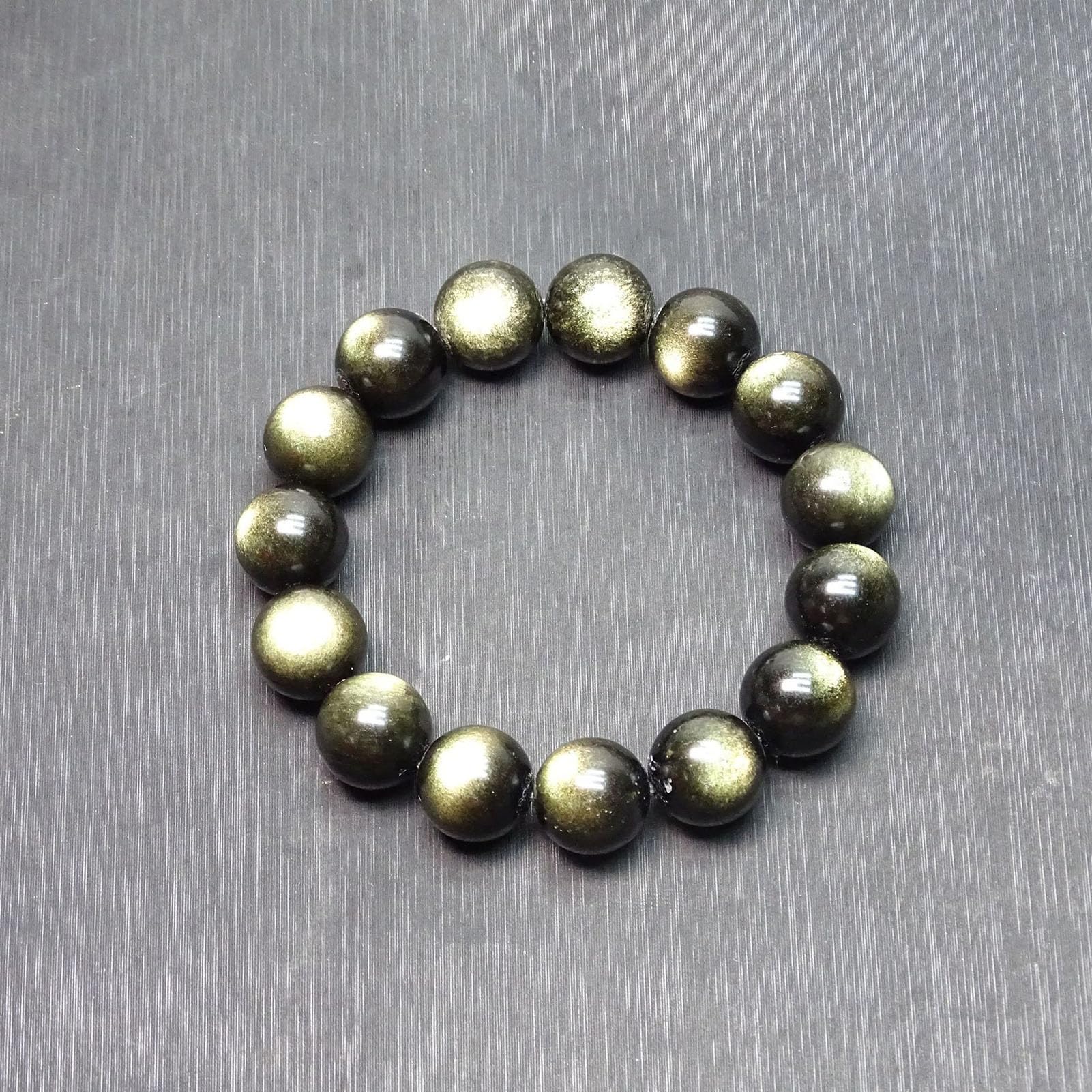 Bracciale Elastico, Pietra Preziosa Naturale Perline di Cristallo Rotonde per Braccialetti Elastici con Perline Gioielli in Pietra Regolabili Regali Chakra per Bilanciare Reiki,4a,18MM