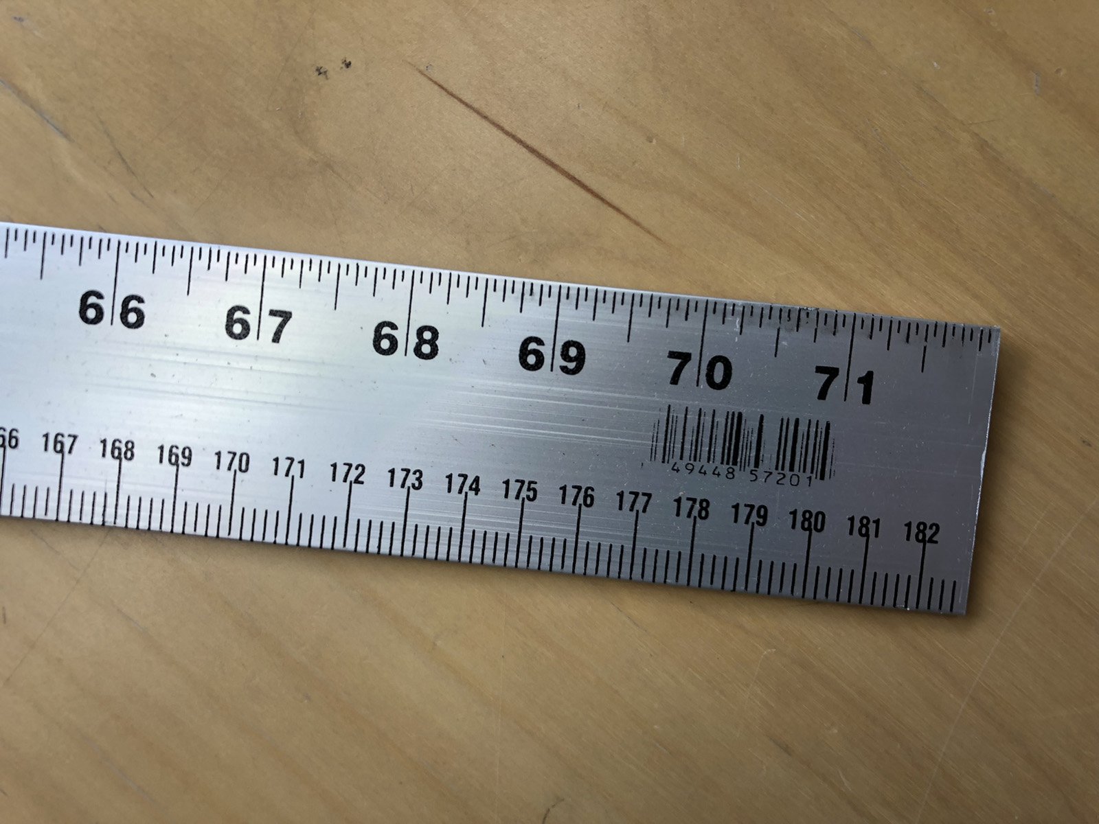 Amazon.co.jp: ［Johnson］1800mmアルミスケールPro（インチ