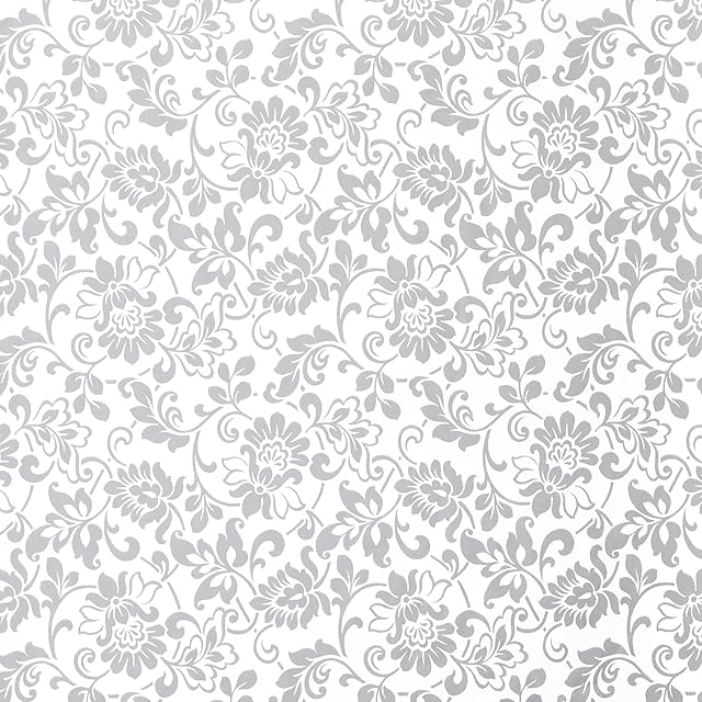 Fablon FAB10134 45 cm x 2 m Roll Heritage, Silver