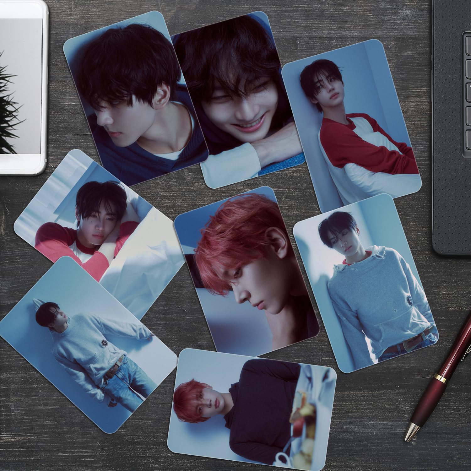 Enhypen "Blue Noon" Album Laminated Photocards (Set of 14 + 2 Freebie) 2