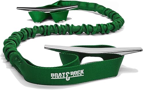 Miniatura 3 de Líneas de barco y amarre para muelle de barco, extremos dobles de 9 pulgadas, fabricado en Estados Unidos, paquete de 2 (naranja, 36 pulgadas)