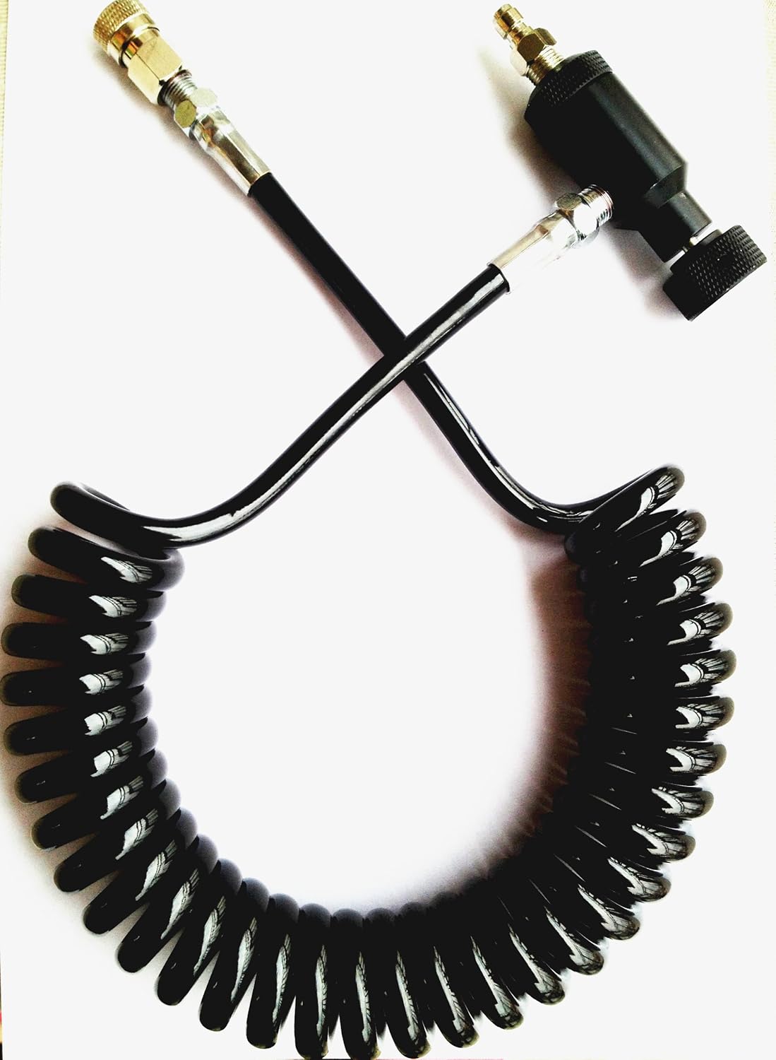 Bozo Paintball Remote System/Wendelschlauch mit QD, Schwarz Amazon.de Sport & Freizeit