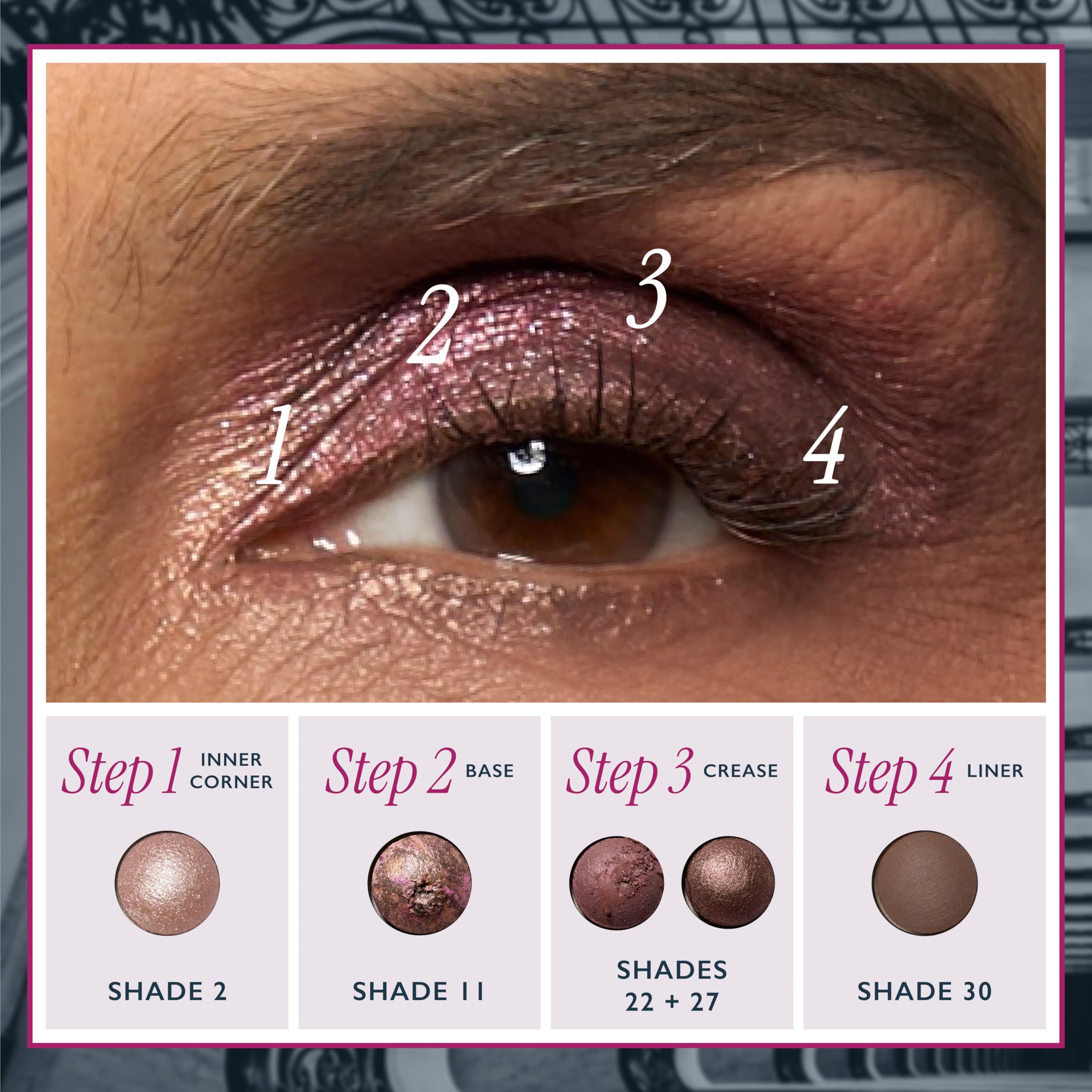 Laura Geller Beauty The Ultimate Palette Minimalism Maximized | Enthält 31 gebackene Lidschatten in klassisch und marmoriert mit matten und schimmernden Oberflächen