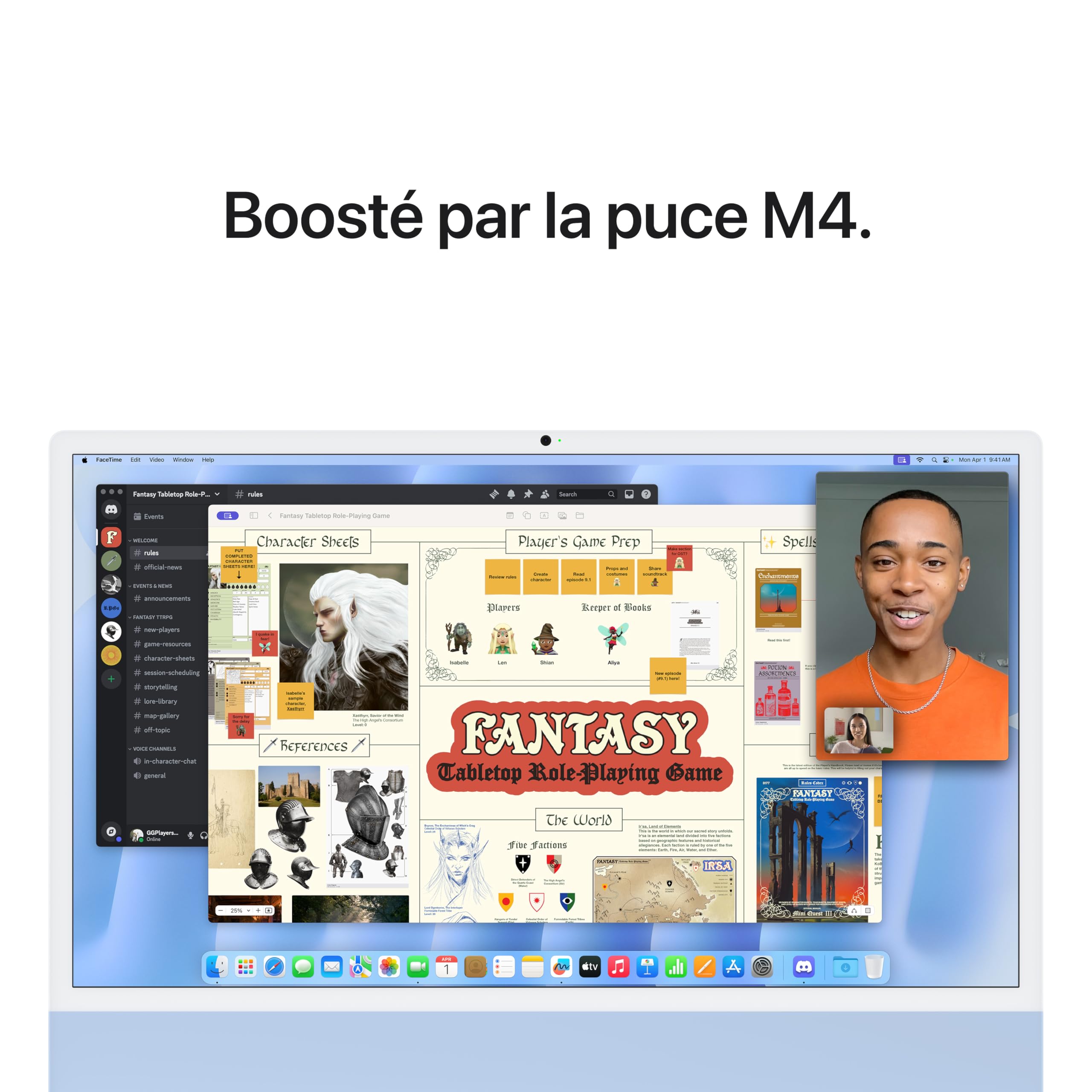 Apple iMac Ordinateur de Bureau Tout-en-Un avec Puce M4, CPU 10 cœurs et GPU 10 cœurs : Conçu pour Apple Intelligence, écran Retina 24'', 16 Go de mémoire unifiée, 256 Go de Stockage SSD ; Bleu