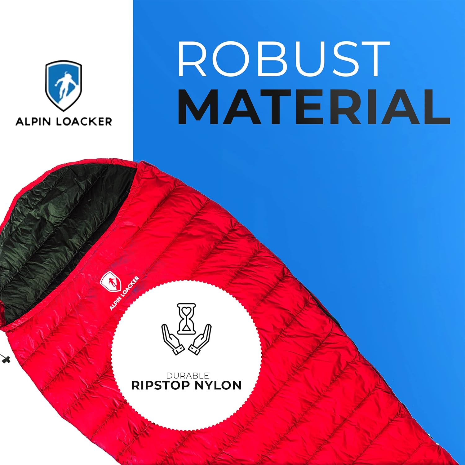 Alpin Loacker Sleeping Bag 460 g Light Summer Sleeping Bag The Premium