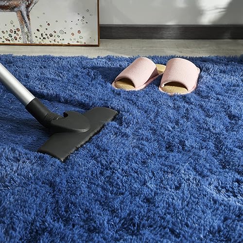 Miniatura 3 de Andecor - Alfombra suave y mullida de 4 x 5.9 pies para la decoración del hogar, para el suelo, dormitorio, sala de estar, residencia universitaria,