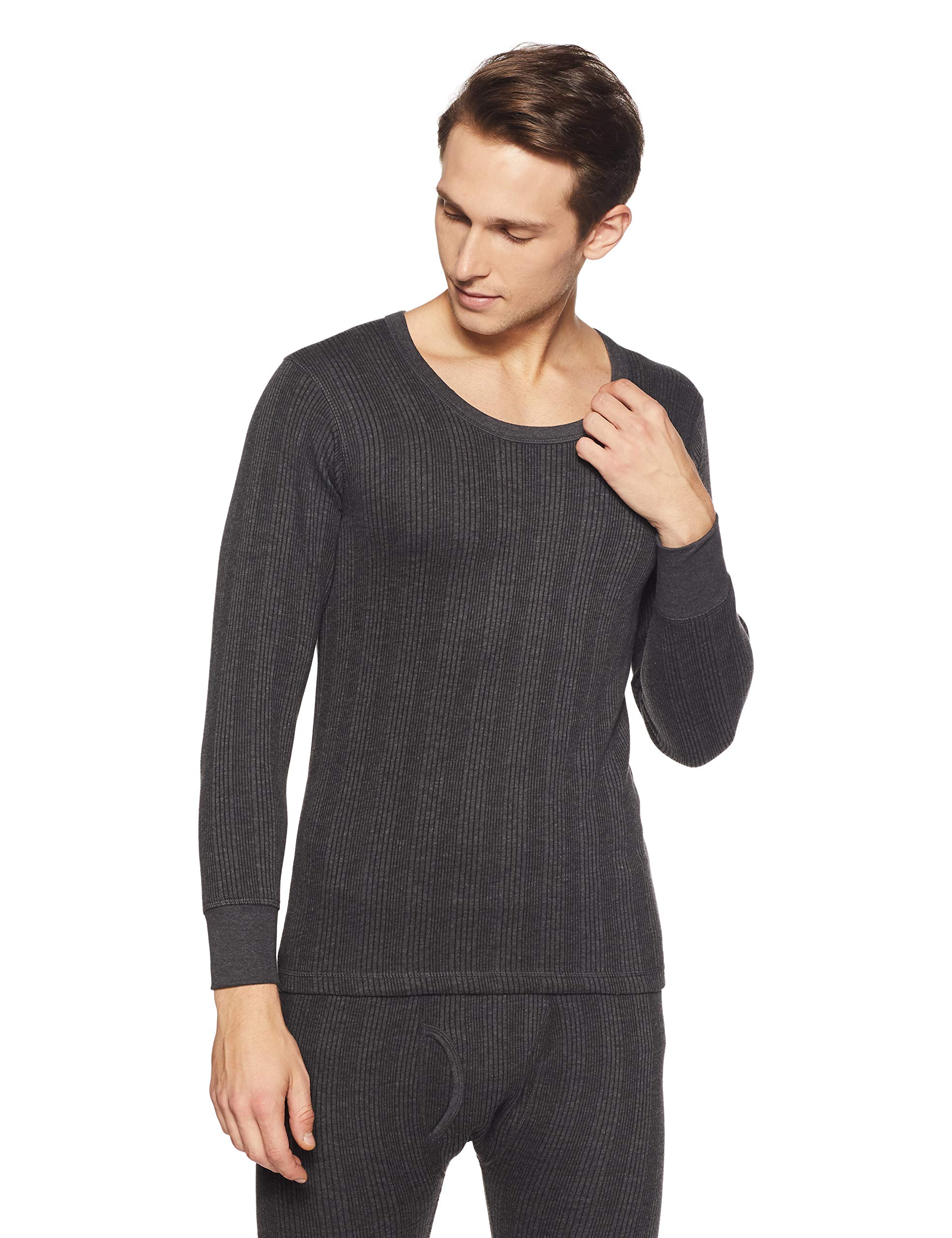 dixcy scott Originals Mens Light Round Neck Full Sleeves Solid Regular Fit Thermal Tops (Pack of 1)-picture-17
