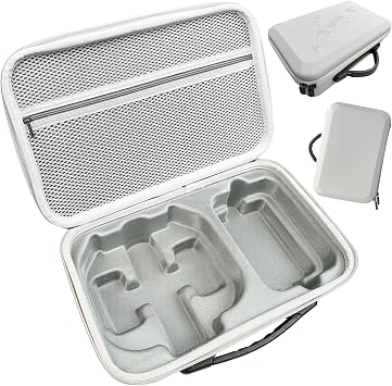 Carrying Case for DJI Neo 2 Portable Case PU Leather Storage Shoulder Bag Fly More Combo Drone Bag RC-N3 Remote Controller Accessories
