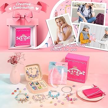 Amazon.com: LifeisLuck Charm Bracelet Making Kit, 140 PCS DIY