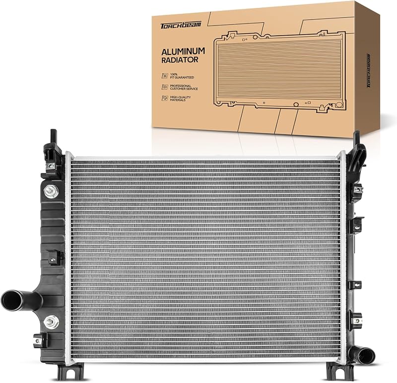 Radiadores para vehículos Torchbeam CU2294 para Dakota 2000-2004 2000-2003 Durango (grosor del núcleo: 1 pulg.) CU2294