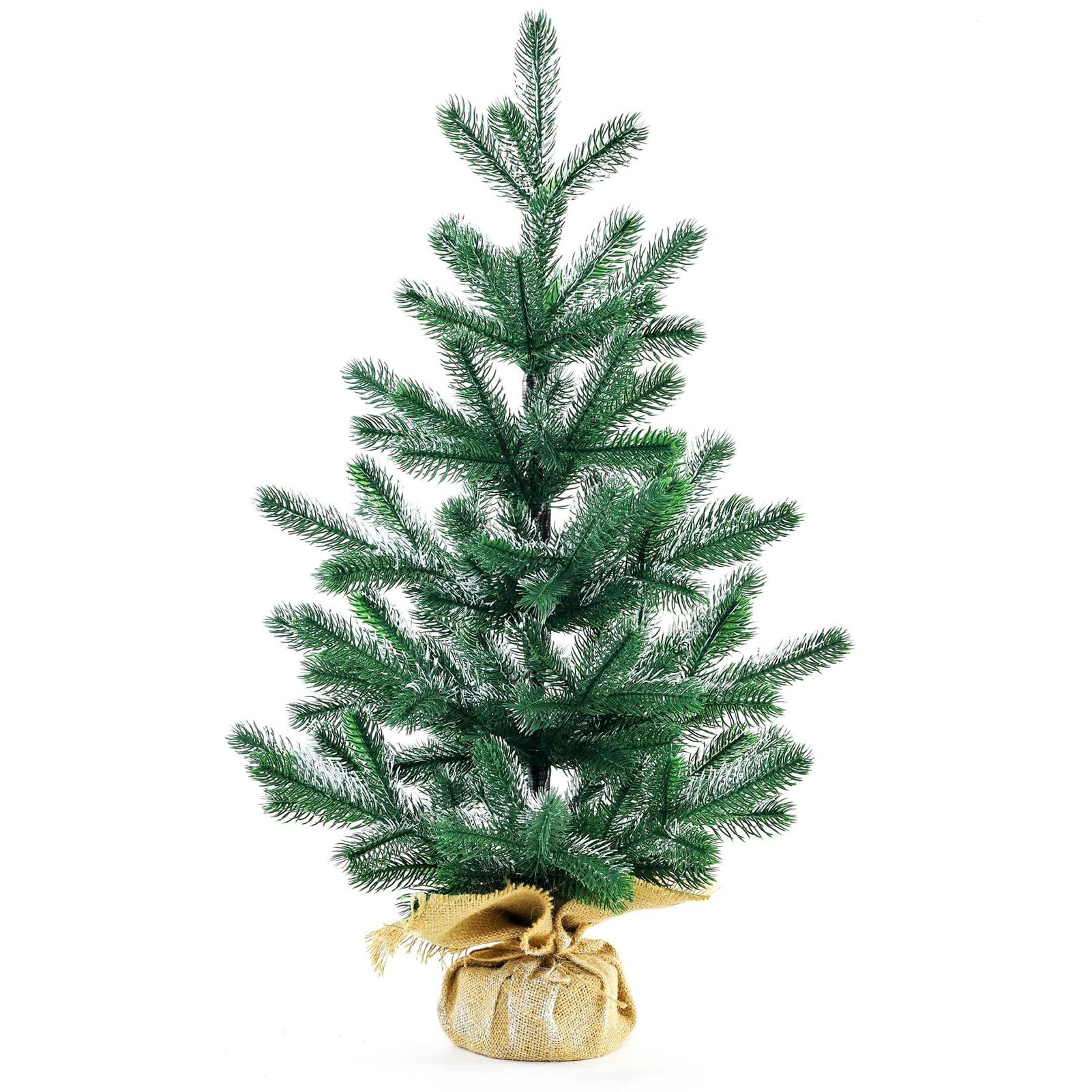 Artificial Mini Christmas Trees, Christmas Decorations Tabletop Christmas Tree, Green Small Pine Trees, Artificial Tabletop Christmas Trees for Holiday DIY Christmas Decor (A)