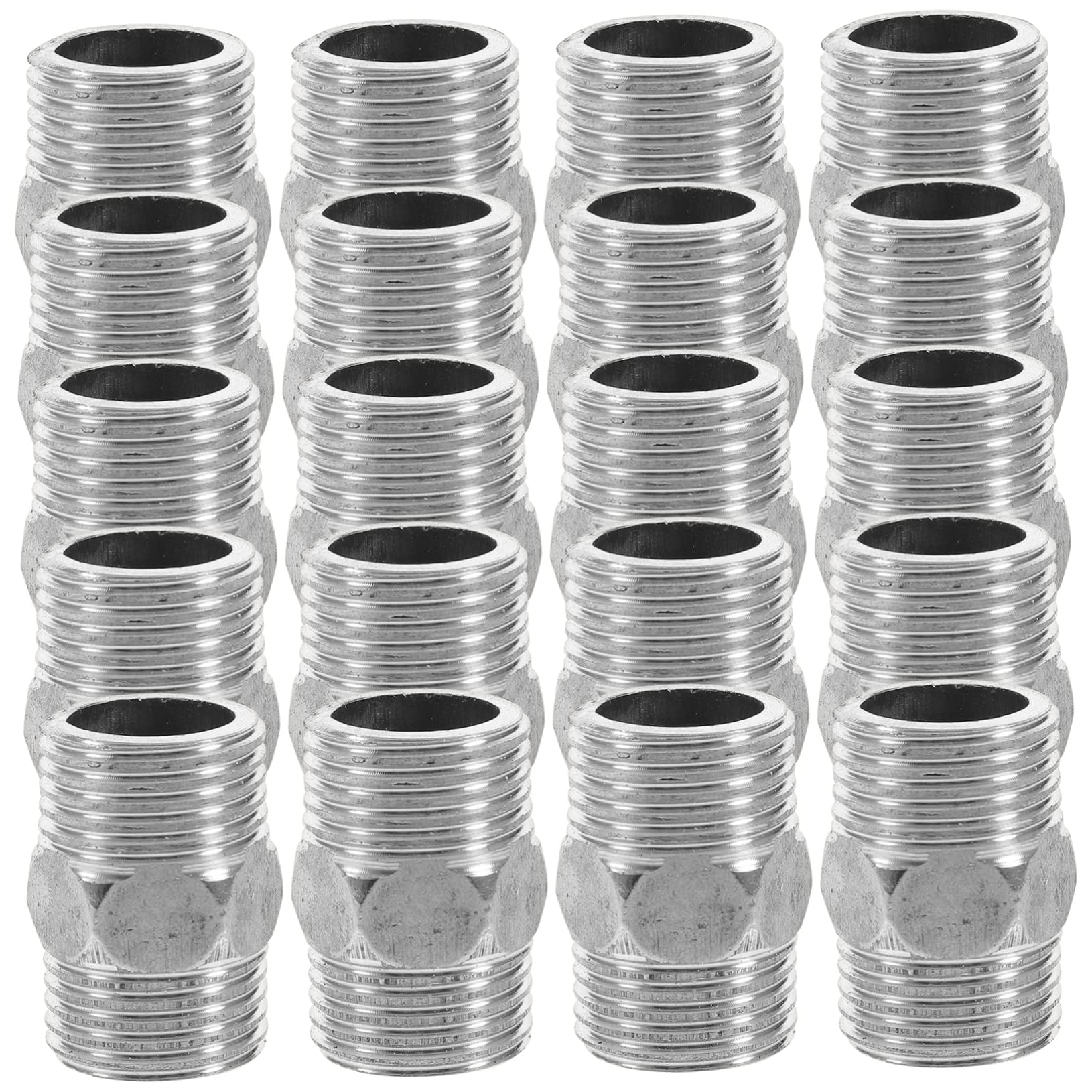 Veemoon 4 Set Connettore Flessibile Acciaio Inox Raccordi Per Tubi Resistente E Impianti Idraulici 10 Pezzi*4