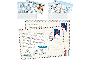 20 Santa Claus Driver License for Postcard Christmas Eve Gifts