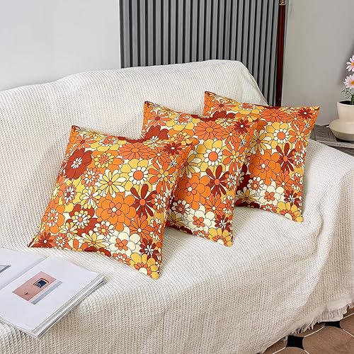 Miniatura 5 de Feelyou Juego de 2 fundas de almohada reversibles para discos de vinilo, fundas de cojín cuadradas para tarjetas de CD, decoración del hogar, color