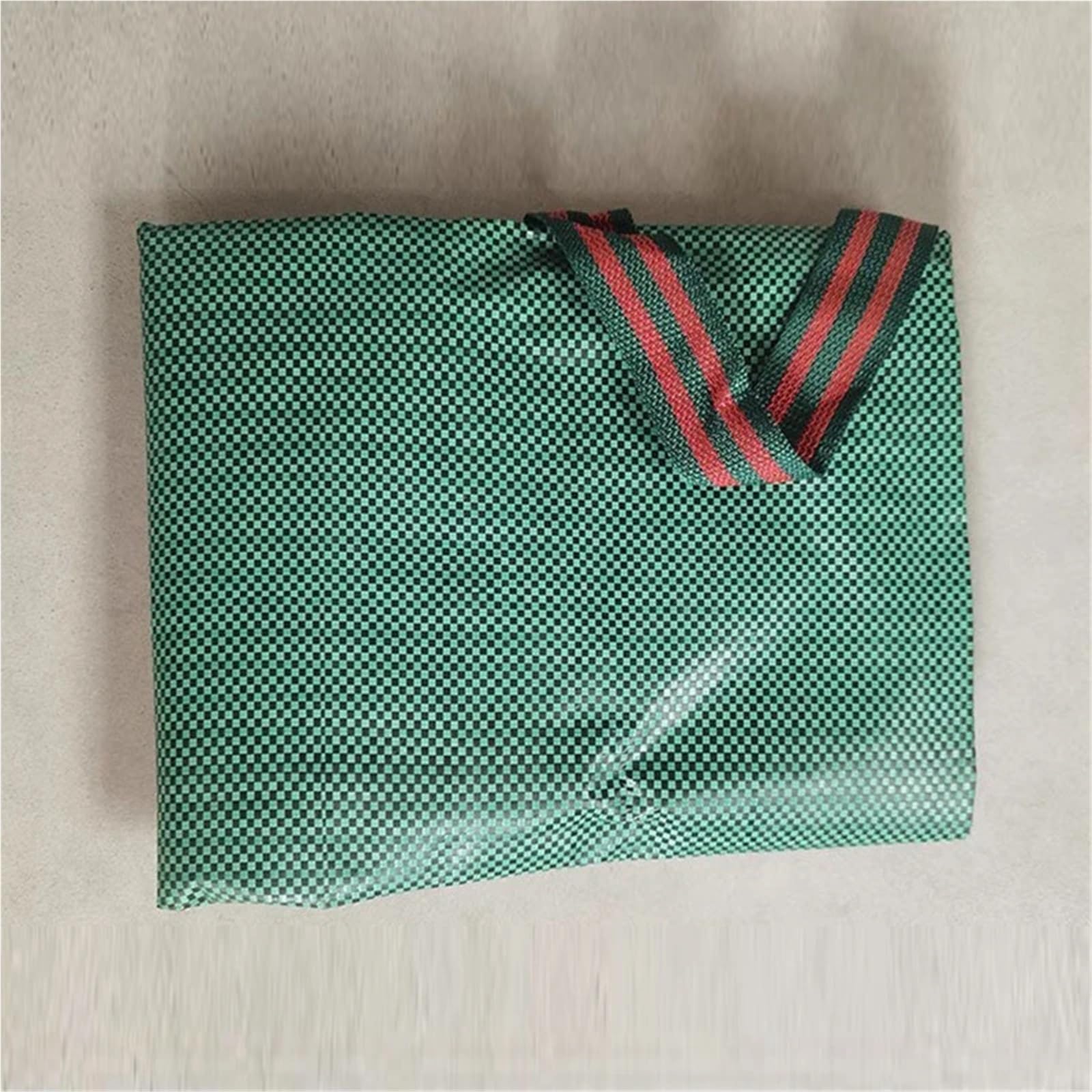 2 Stück Garten-Laubsack mit großer Kapazität, Sammelsack for Äste und Laub, dunkelgrün, PP-gewebt, wiederverwendbar, Pflanzenmüllsack Für Grünschnitt Laub(128L)