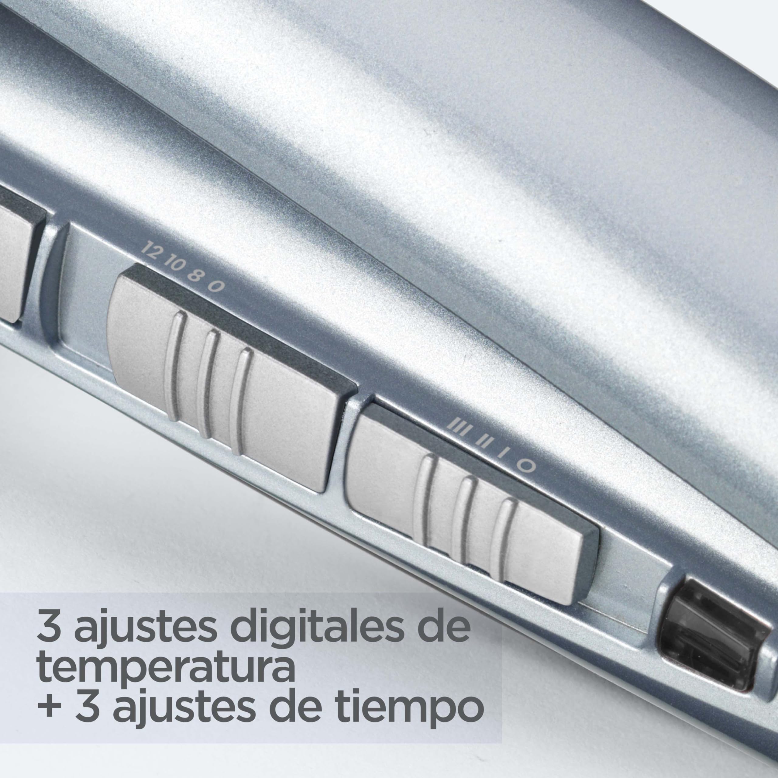 BaByliss Rizador de pelo automático Curl Secret Hydro-Fusion Antiencrespamiento, Riza y Ondula, Peinado duradero