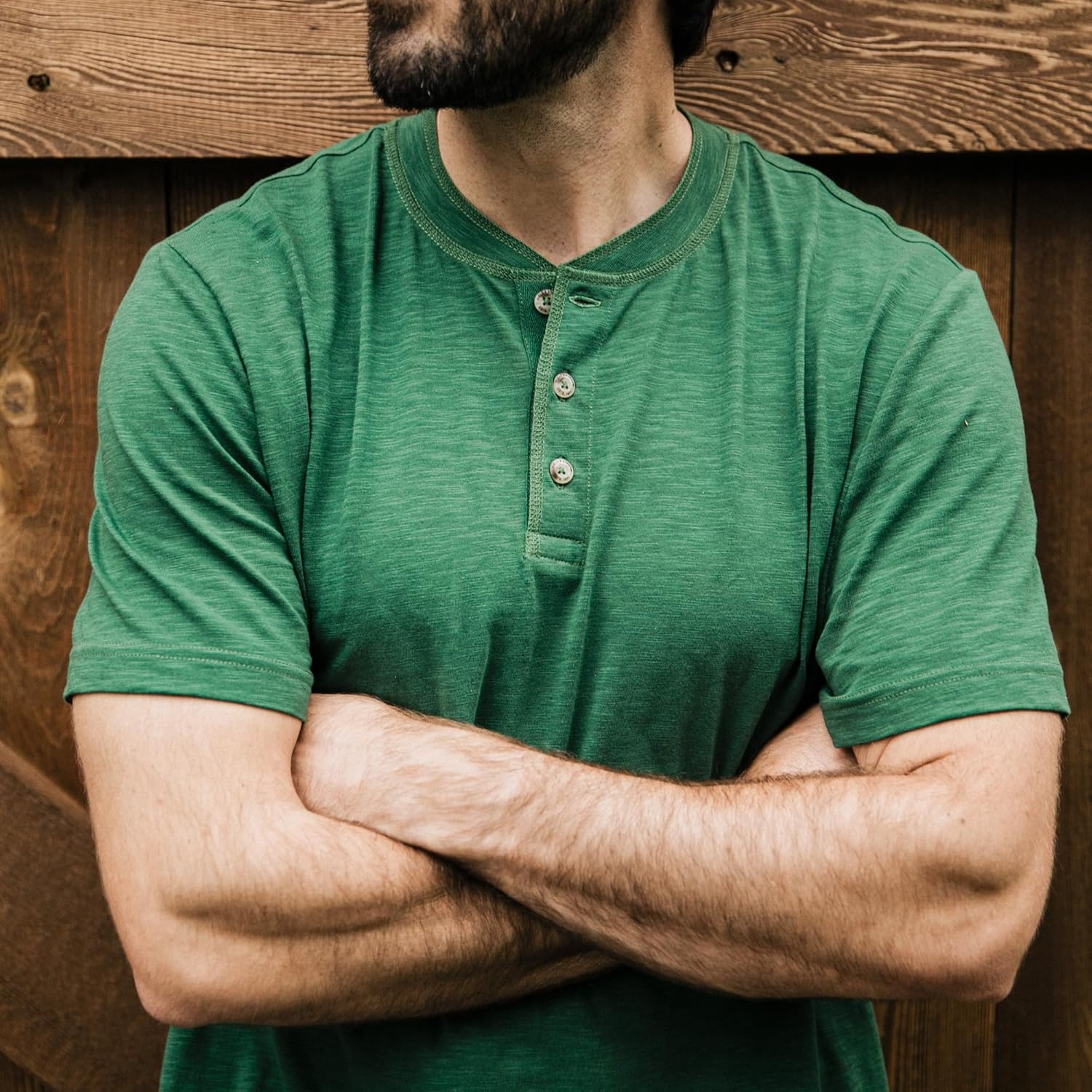 Field & Stream Men's Hemingway Short Sleeve Henley - Image 4