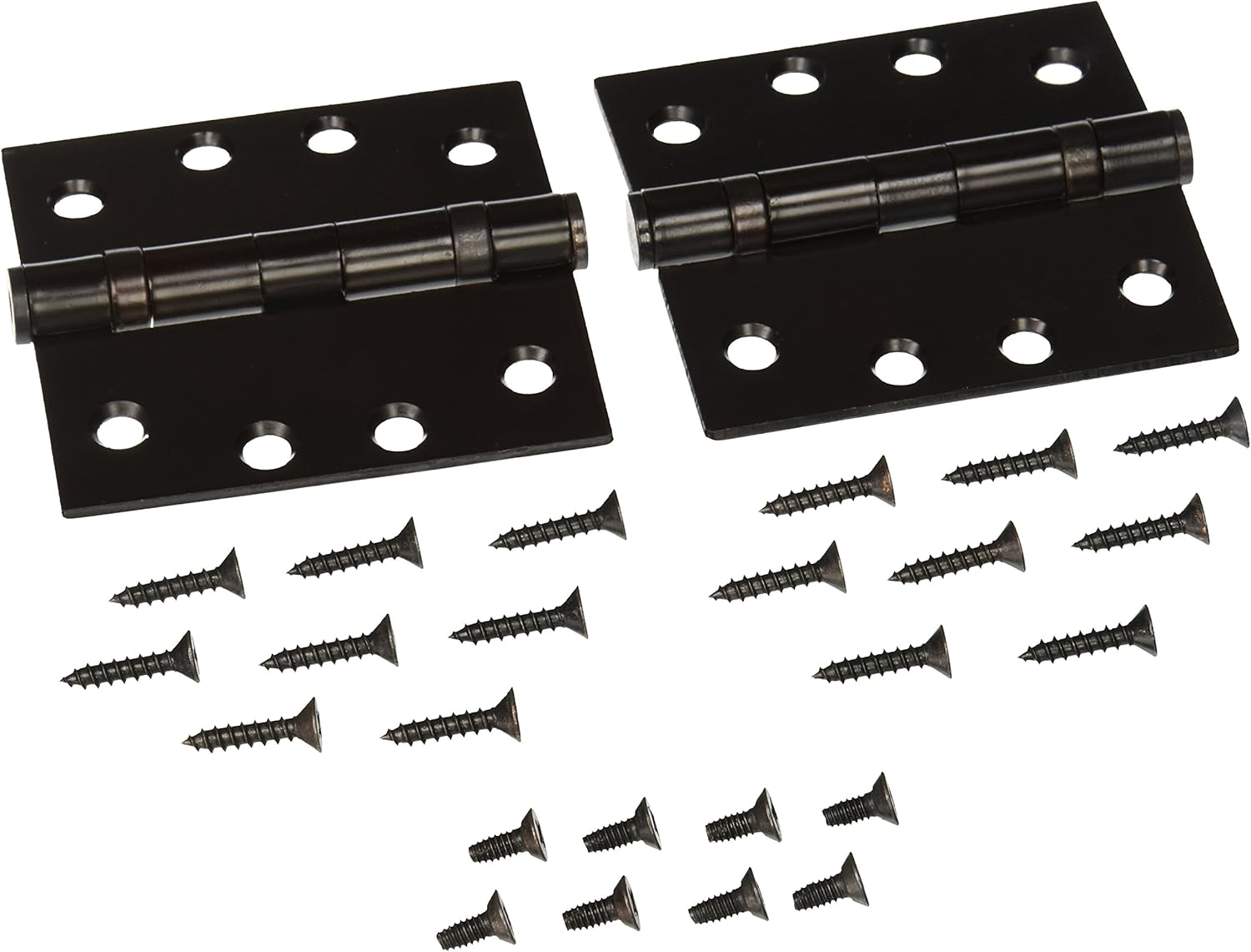 Deltana S44HDBB10B HD Ball Bearings Steel 4-Inch x 4-Inch Square Hinge