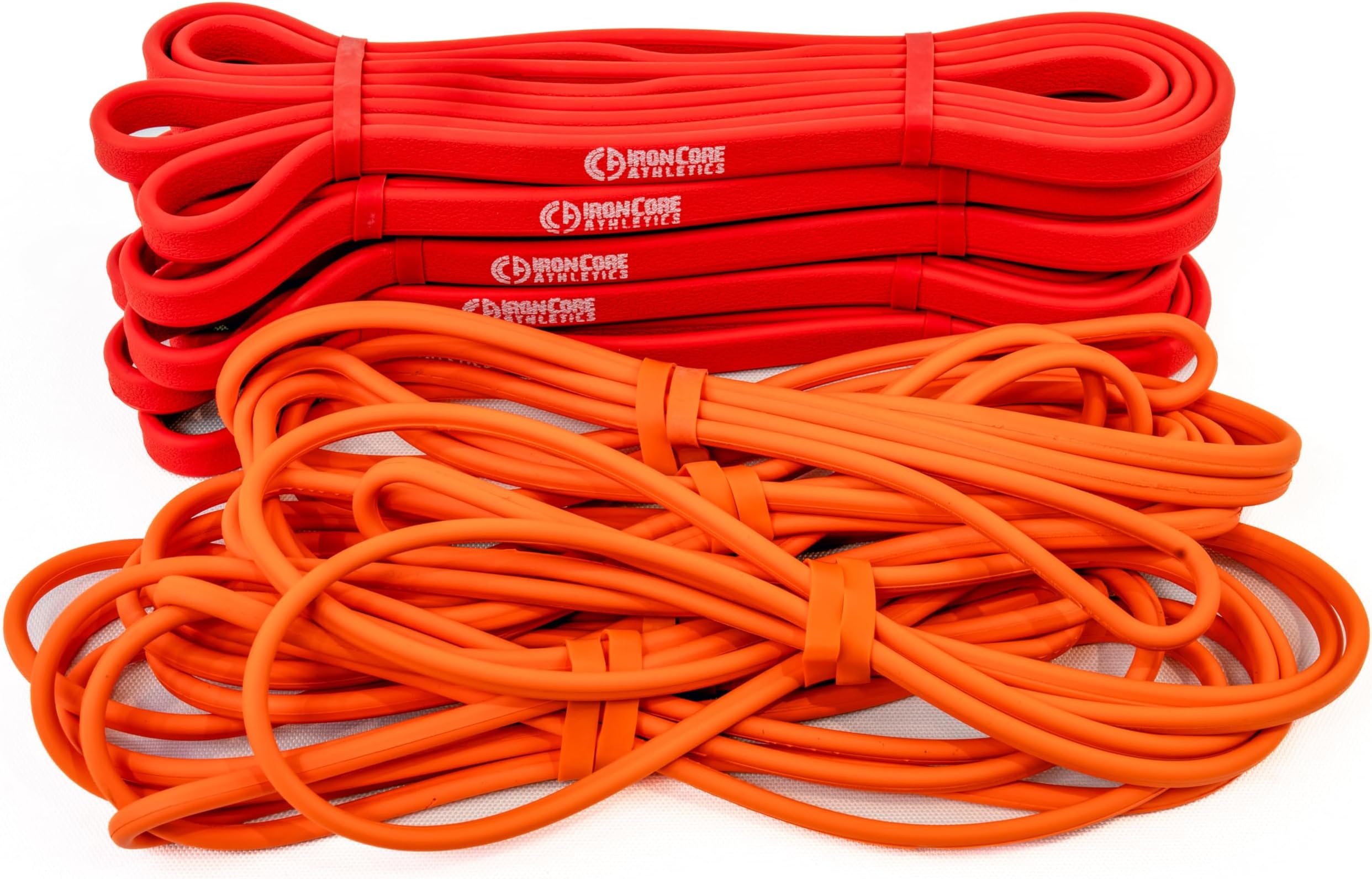 Iron Core AthleticsPremium Exercise Bands - Ultra Durable, Non-Slip, Comfort-Edge Resistance - Tested Over 30K Pulls - Three