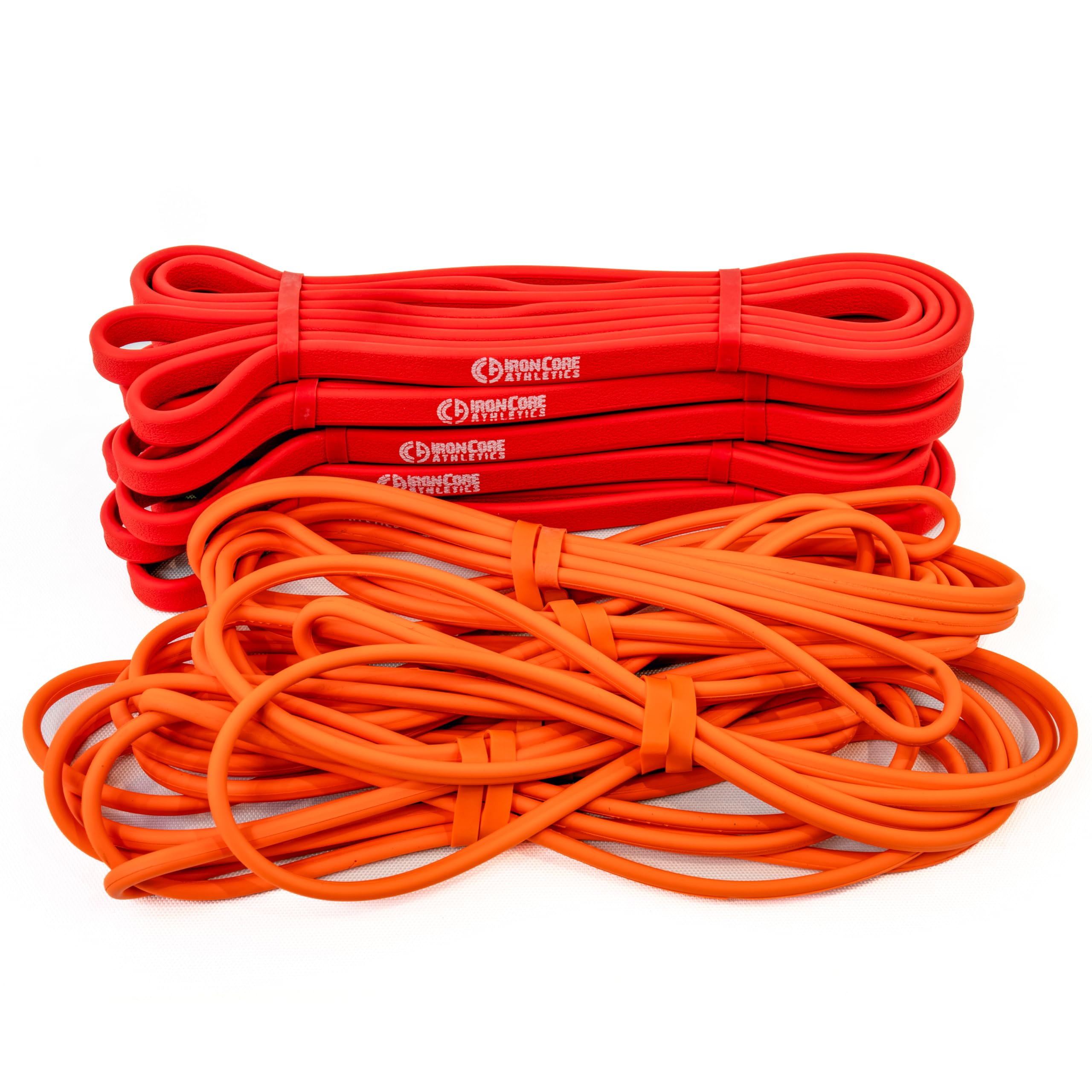 Iron Core AthleticsPremium Exercise Bands - Ultra Durable, Non-Slip, Comfort-Edge Resistance - Tested Over 30K Pulls - Three