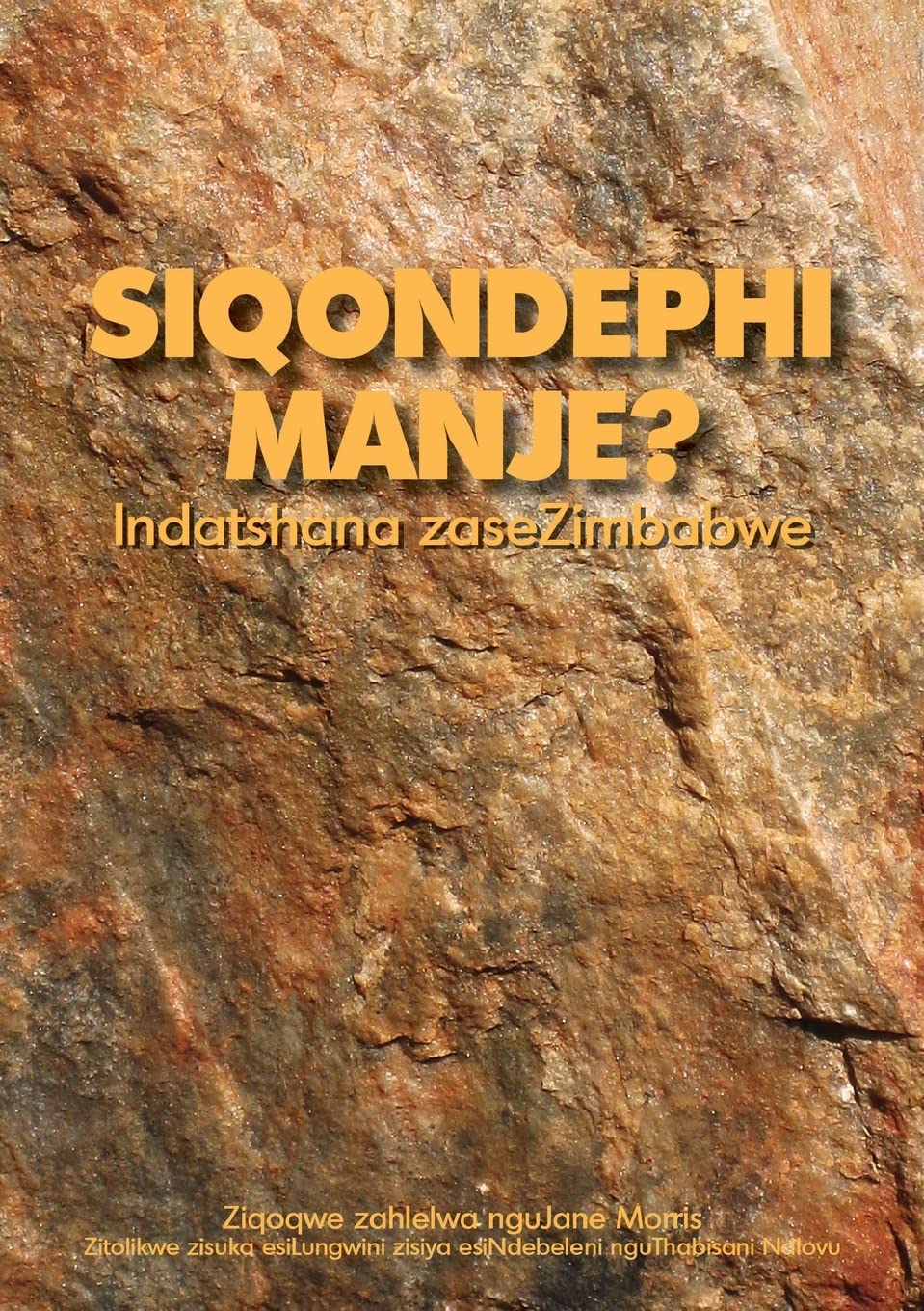 Buy Siqondephi Manje? Indatshana Zasezimbabwe — BookShops.in