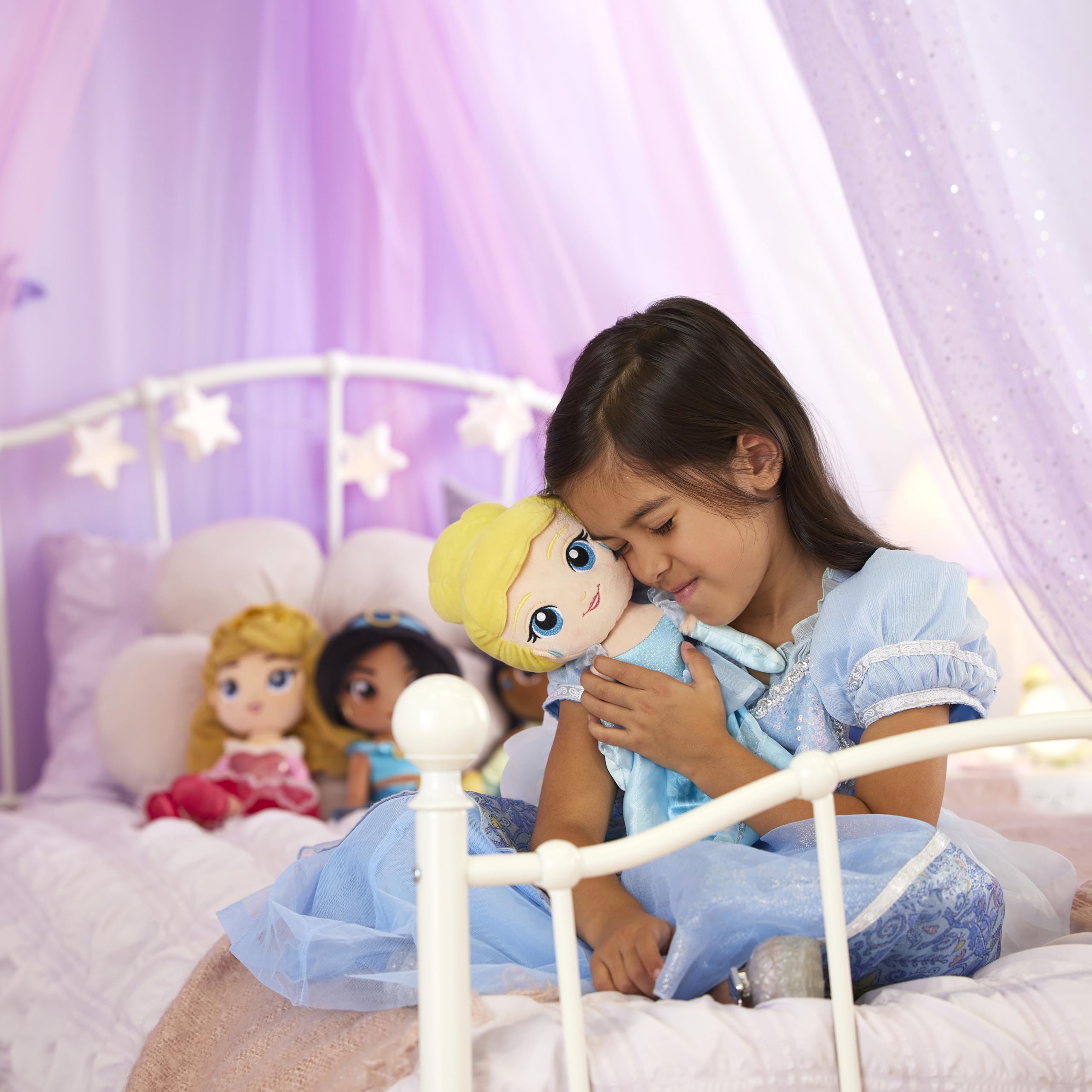 Disney Store Official, La Cenicienta, Disfraz Infantil, Vestido de Princesa Azul para Fiestas de Disfraces, Juegos y Halloween, 5-6 años