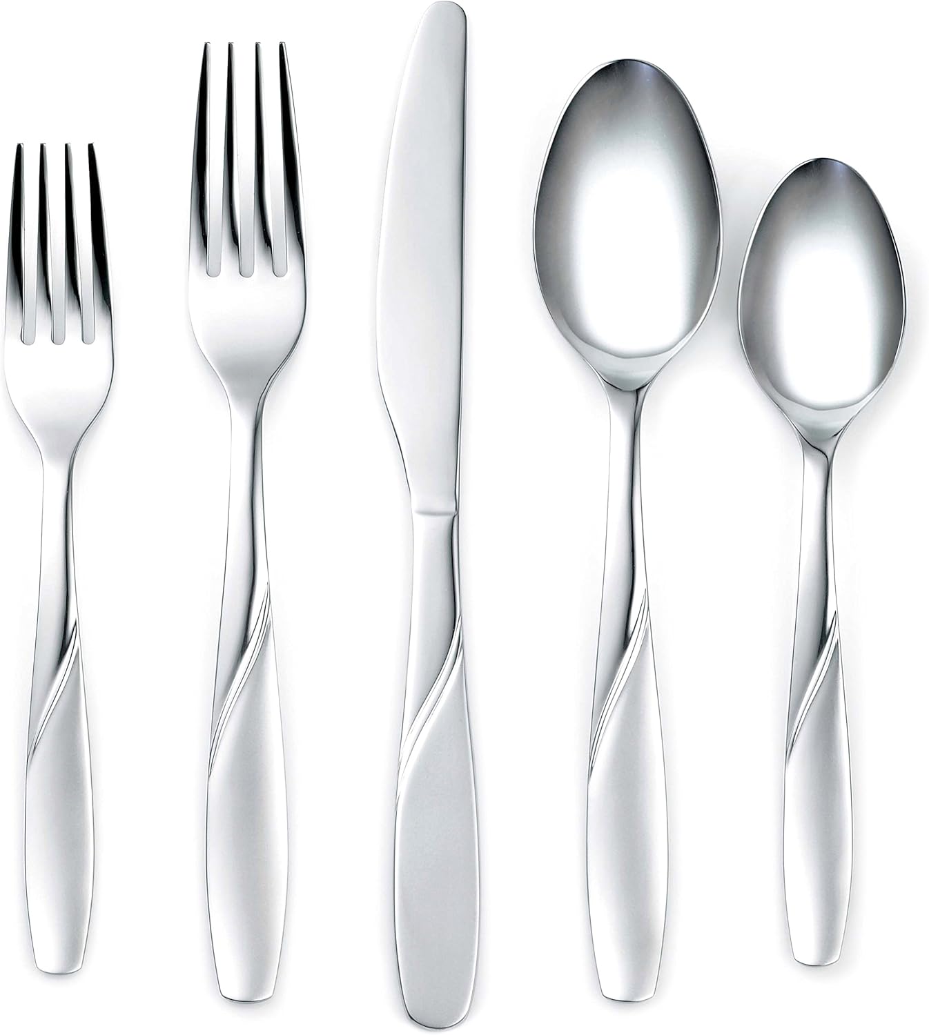 Corelle Coordinates Ida Frost 20Piece Flatware Set