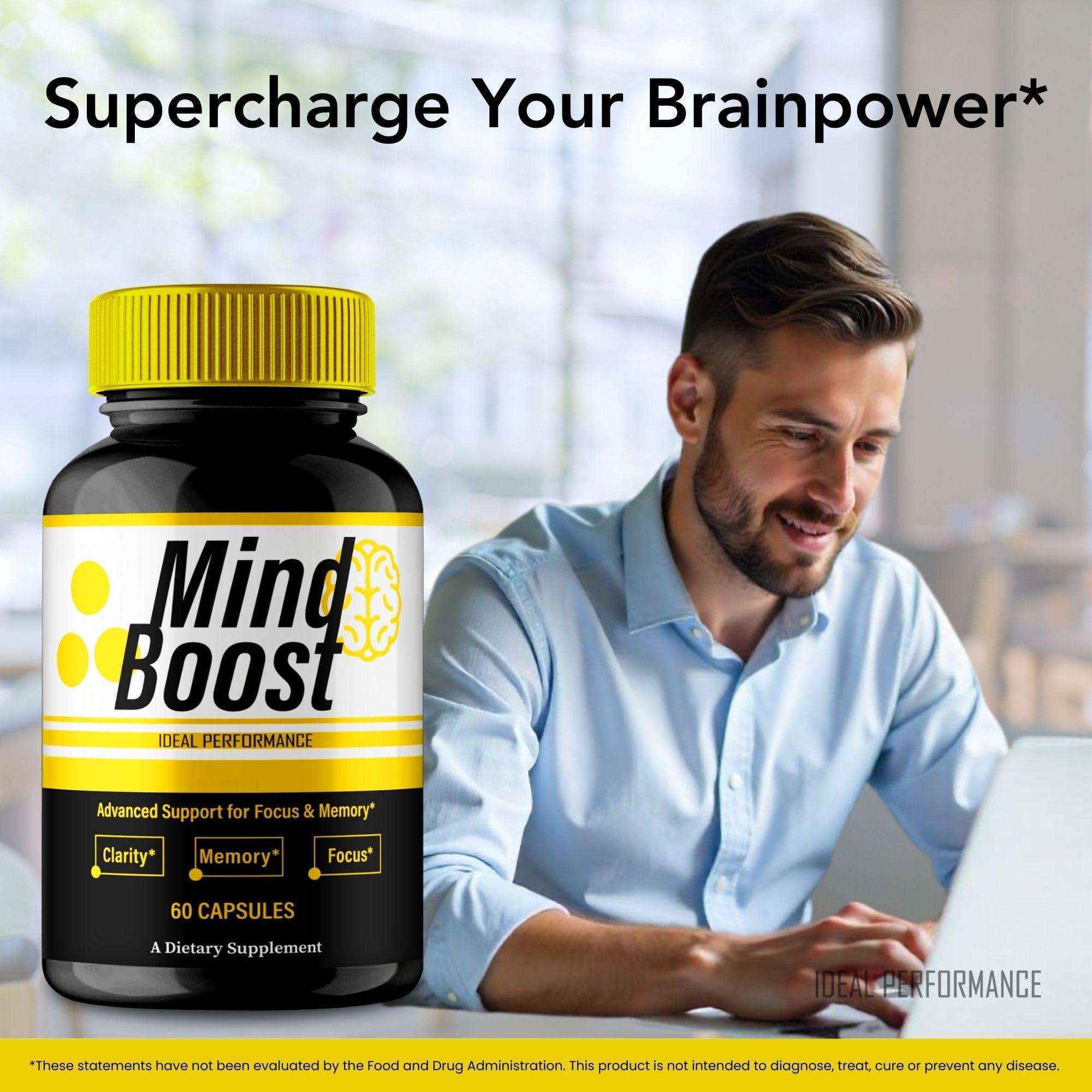 Mind Boost Supplements, MindBoost Supplement for Brain Health & Memory Support Pills - Maximum Strength, Advanced Formula Nootropic Pills, All Natural Mind Boost Support Reviews (2 Pack) — Amazon image 5