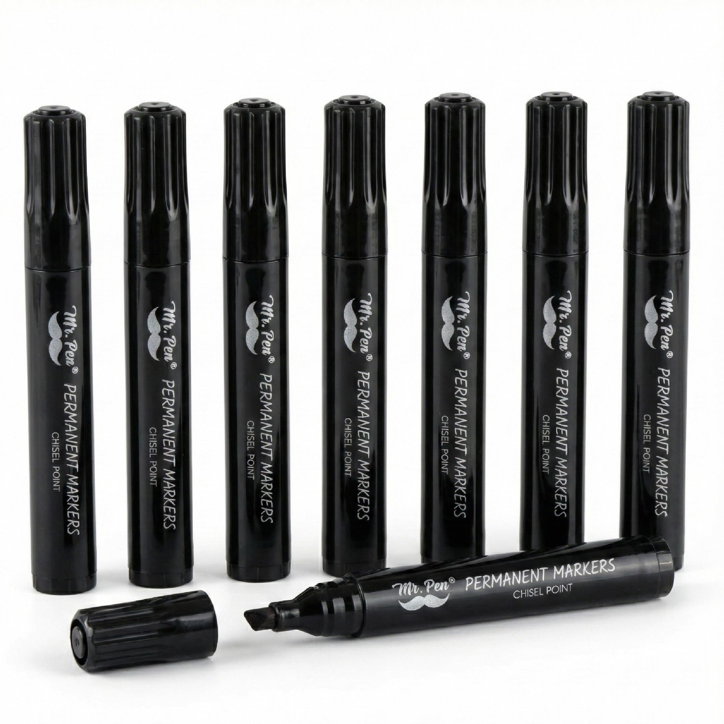 Amazon.com : Mr. Pen- Black Permanent Markers, 8 Pack, Thick