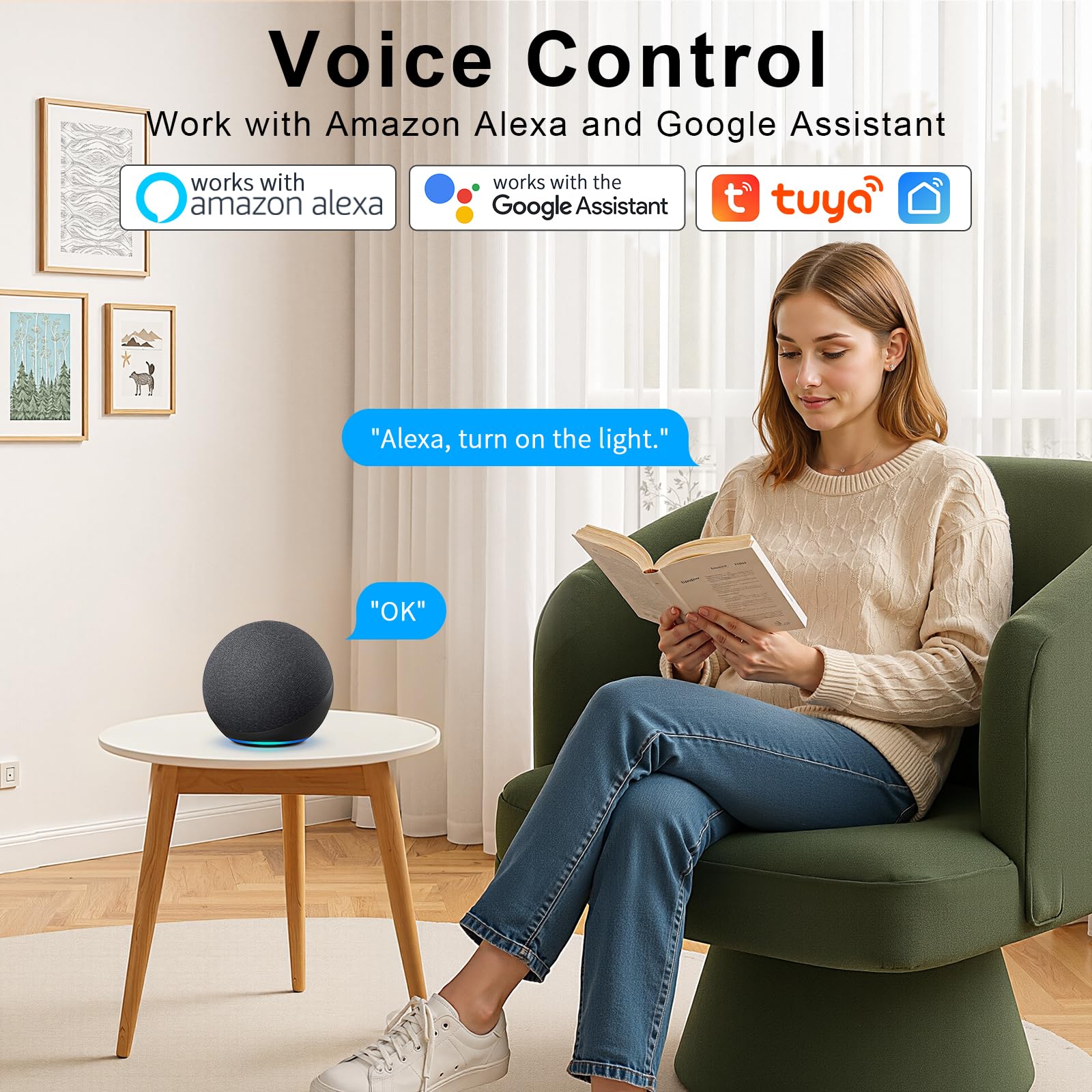 4 módulos de interruptor de luz inteligente, 10 A, interruptor inteligente WiFi Smart Life WiFi, módulo universal Smart WiFi, compatible con Alexa Google Assistant Tuya Smart DIY, empotrado