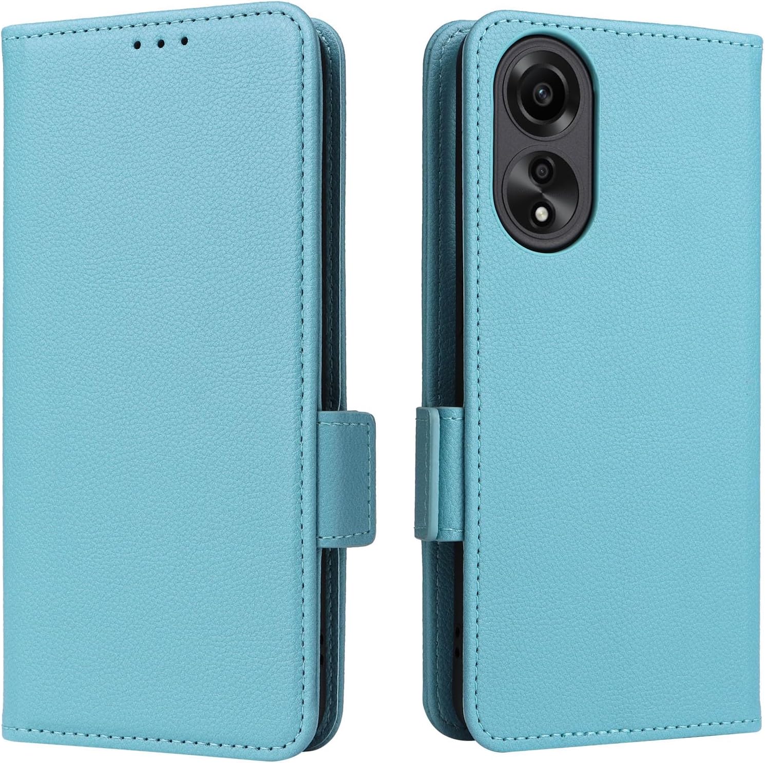 COVER PER OPPO A74 5G Custodia Flip A Libro Magnetica Portafoglio - Foto 4