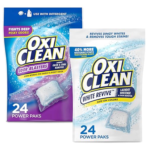 Bundle of OxiClean White Revive Laundry Whitener and Stain Remover