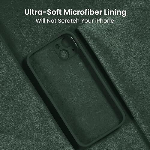 Miniatura 82 de FireNova Funda para iPhone 14 Pro, funda de silicona mejorada [protección de cámara] con [2 protectores de pantalla], forro interior de microfibra