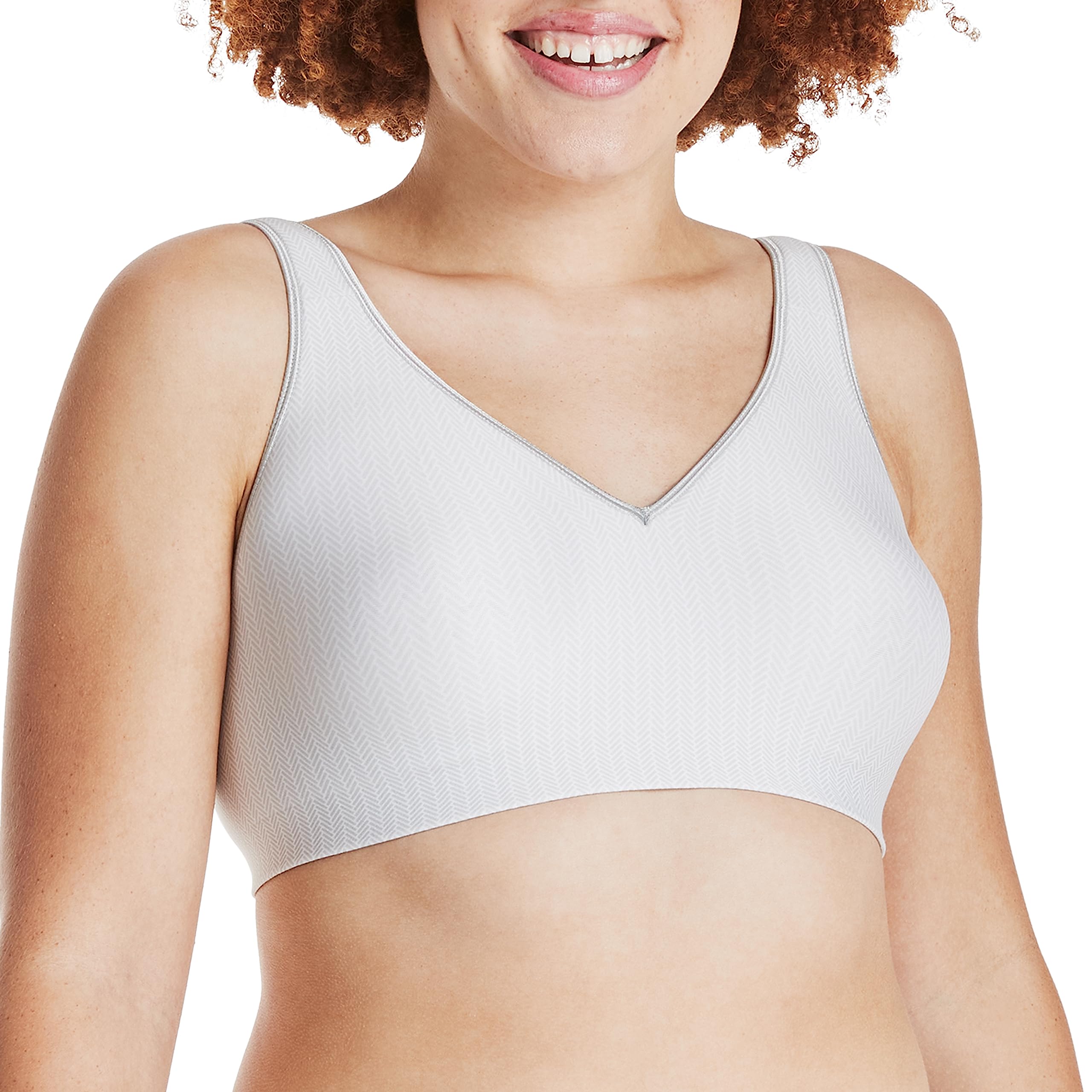 Hanes Women’s Wireless Bra, Smooth Comfort Full-Coverage T-Shirt Bra, Single Or 2-packBra