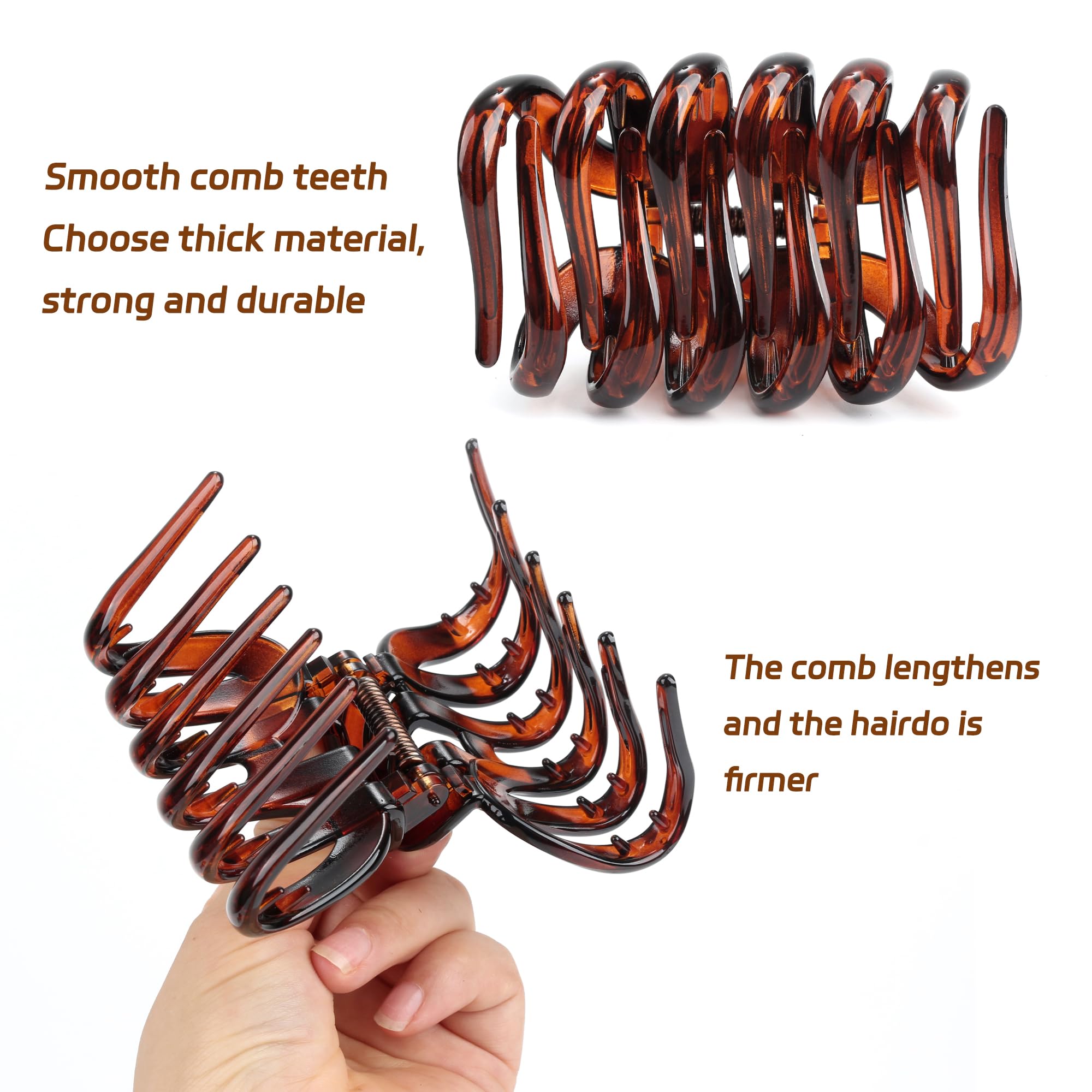 Amazon.com : Large Octopus Hair Claw Clips for Thick Hair  display picture 3