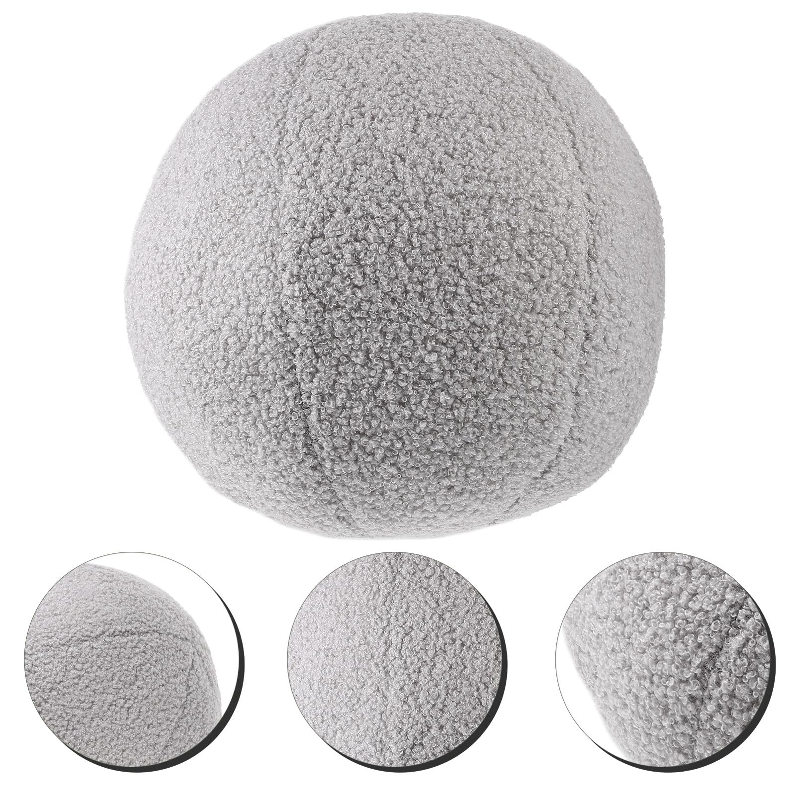 VANZACK Cuscino Stile Moderno e Semplice Sferico in Peluche Morbido Imbottitura in Cotone Pp, Facile da Pulire Come Oggetto Decorativo per Casa e Uso Quotidiano