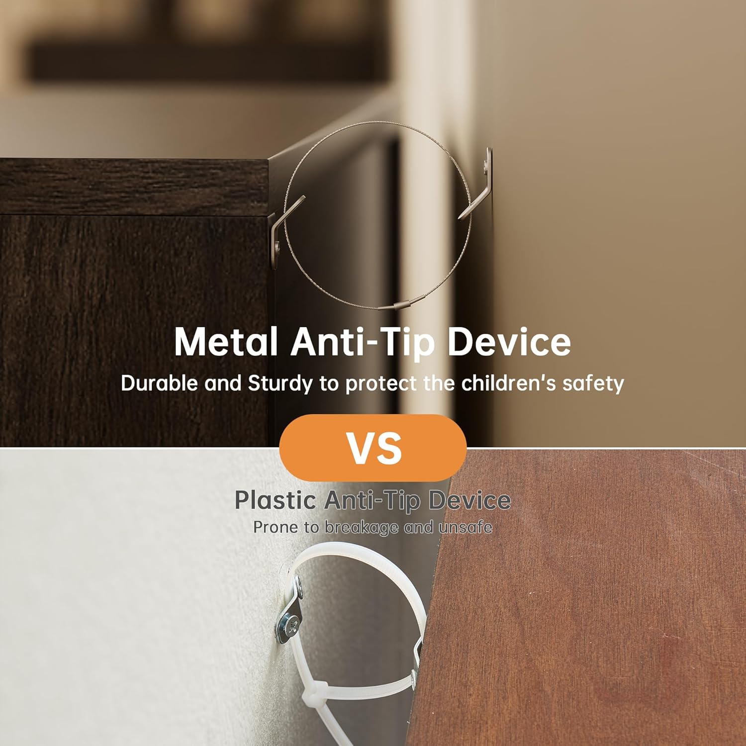 Morden Fort 24" Wide End Table with Drawer & Open Shelf, Modern Nightstand Side Table, Fully Assembled Night Stand, Wood Bed Side Table for Living Room, Small Space,Bedroom, Dark Brown