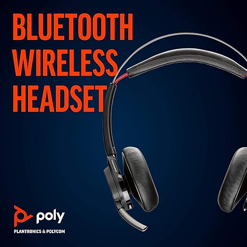 Miniatura 3 de Plantronics - Voyager Focus UC (Poly) - Auriculares Bluetooth de doble oreja (estéreo) con micrófono Boom - Compatible con USB-A con PC y/o Mac -