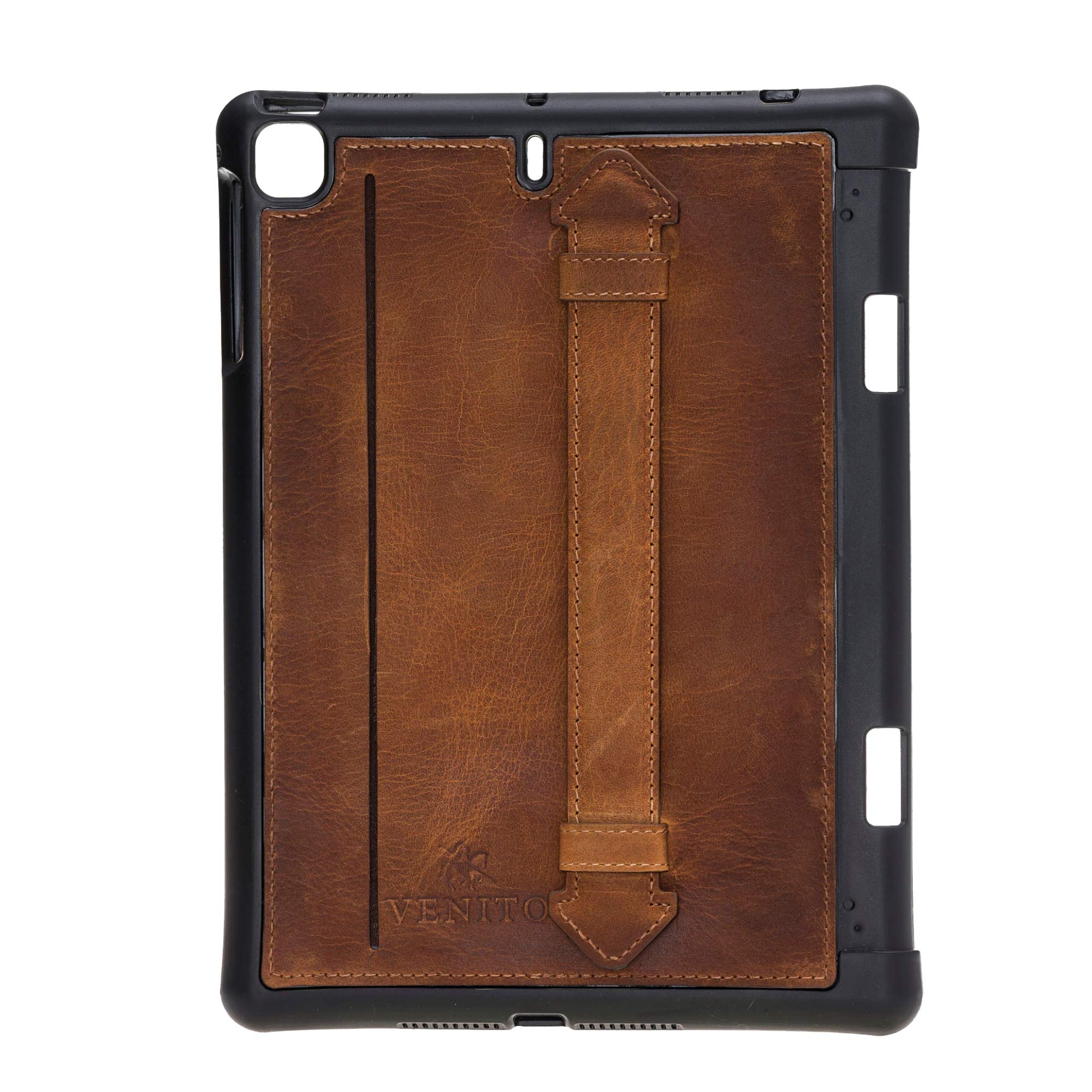 Venito Lecce Leather Wallet Case Compatible with iPad Mini 5 (5th Generation), 2019 - Flex Handle Ta